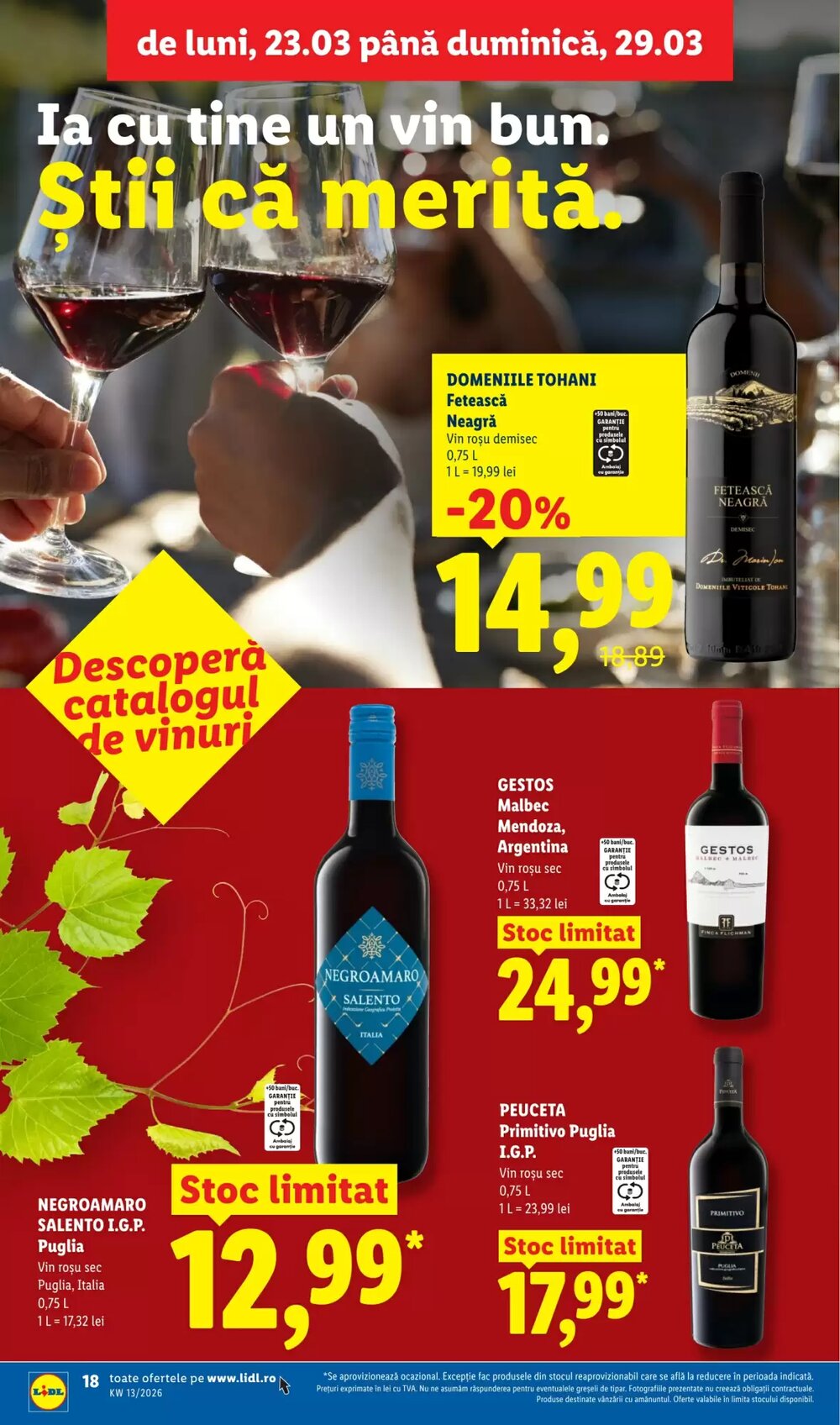 Catalogul cu oferte Lidl valabil de la 23.03.2026 - Pagina 18.