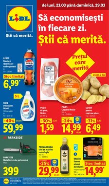 Catalogul cu oferte Lidl valabil de la 23.03.2026