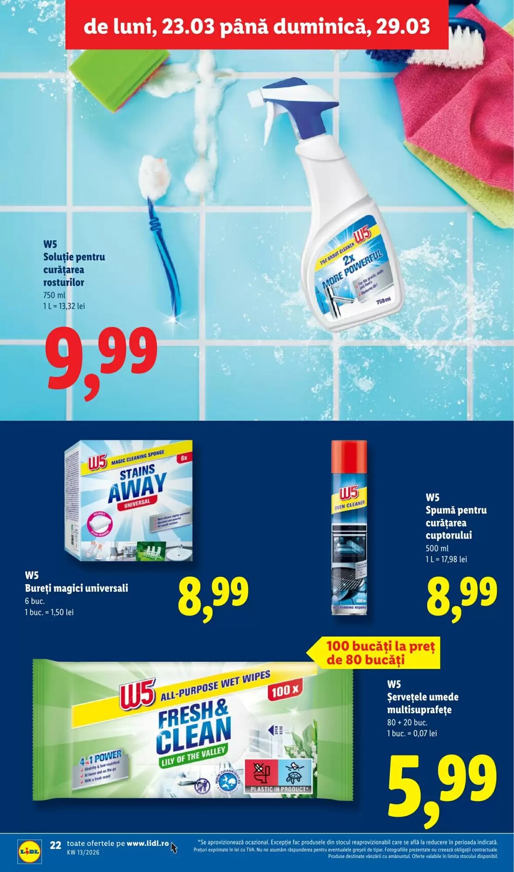 Catalogul cu oferte Lidl valabil de la 23.03.2026 - Pagina 22.