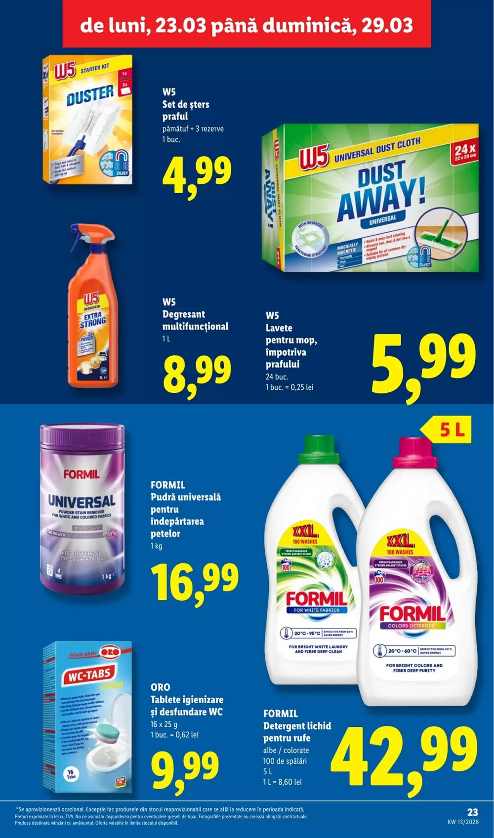 Catalogul cu oferte Lidl valabil de la 23.03.2026 - Pagina 23.