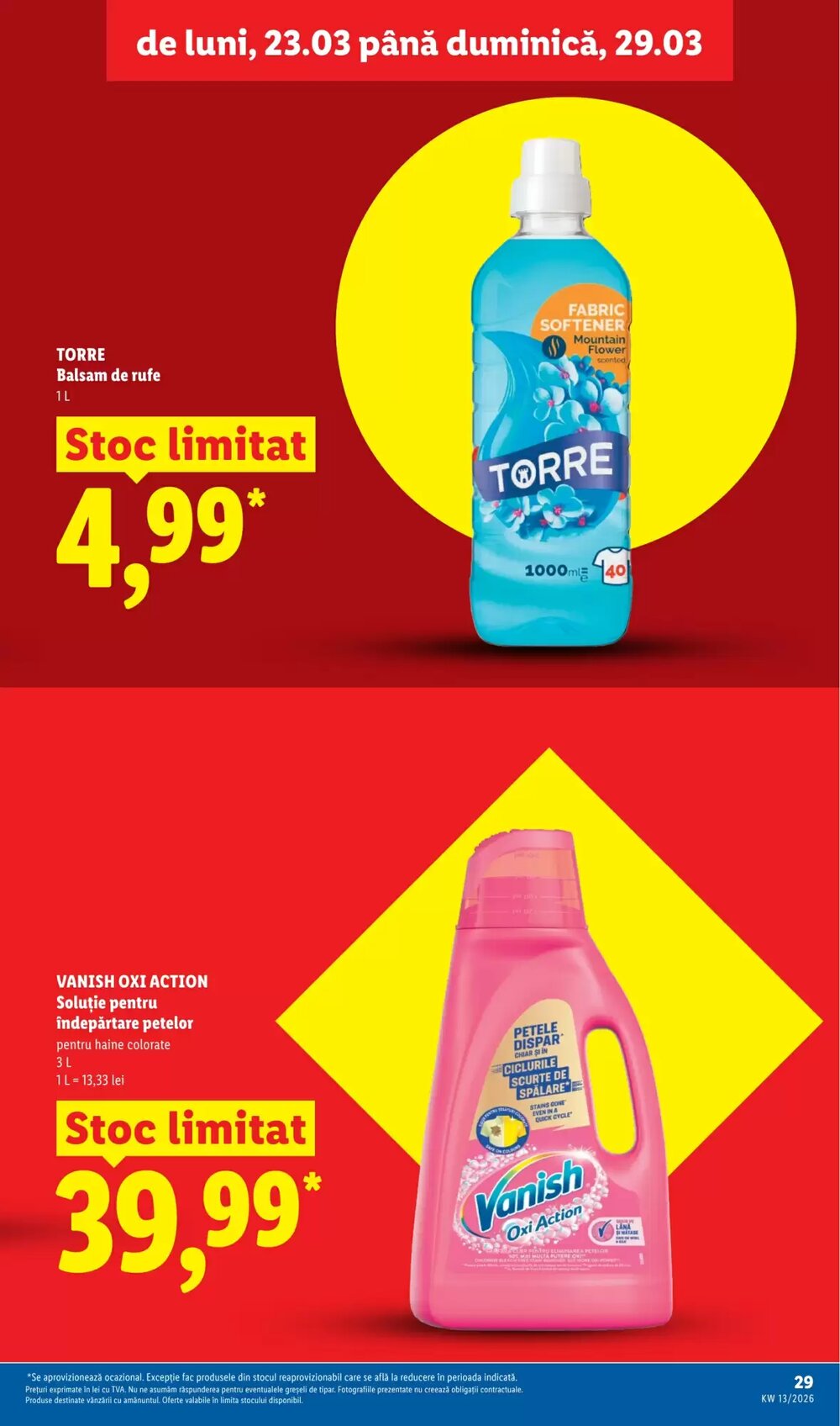 Catalogul cu oferte Lidl valabil de la 23.03.2026 - Pagina 29.