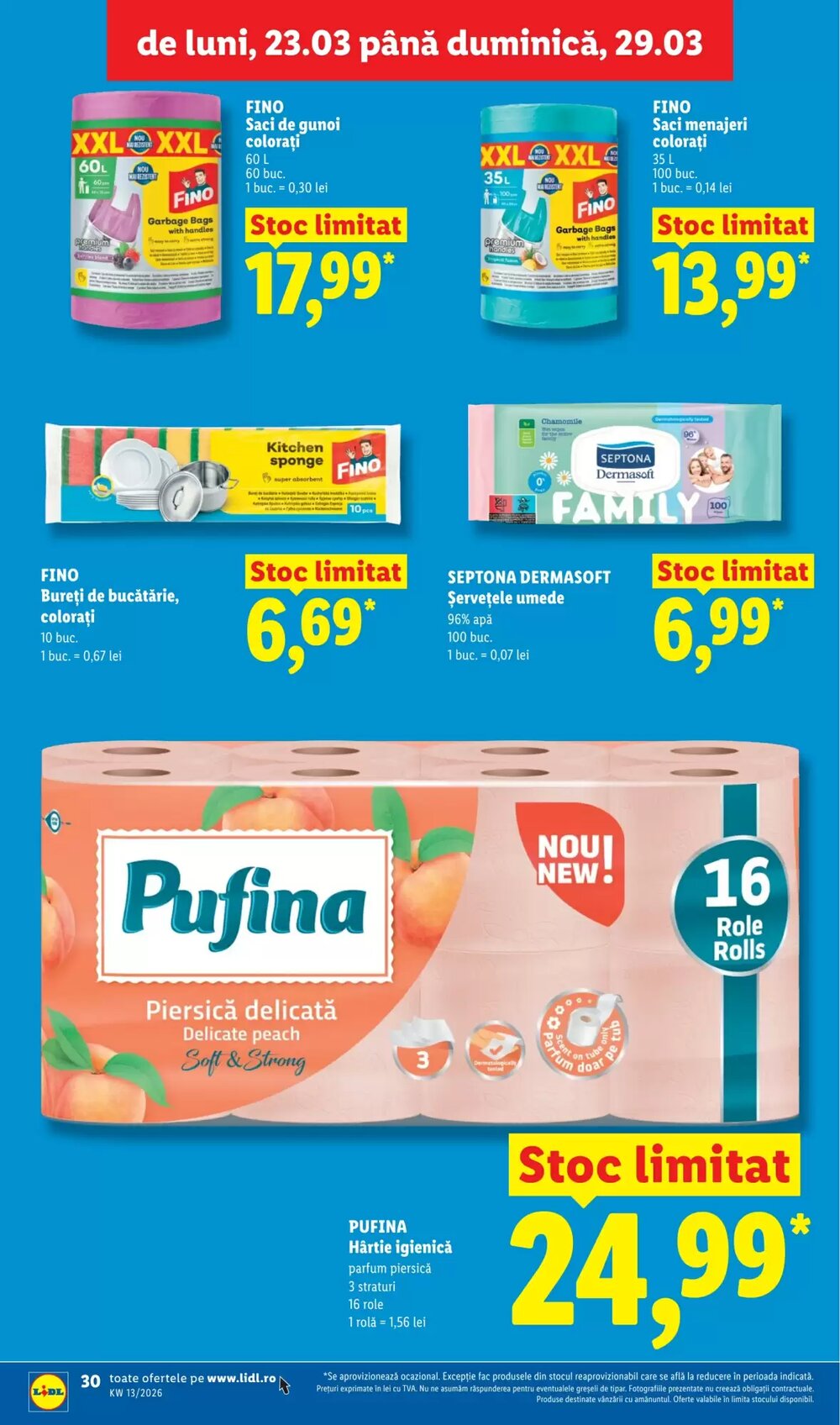 Catalogul cu oferte Lidl valabil de la 23.03.2026 - Pagina 30.