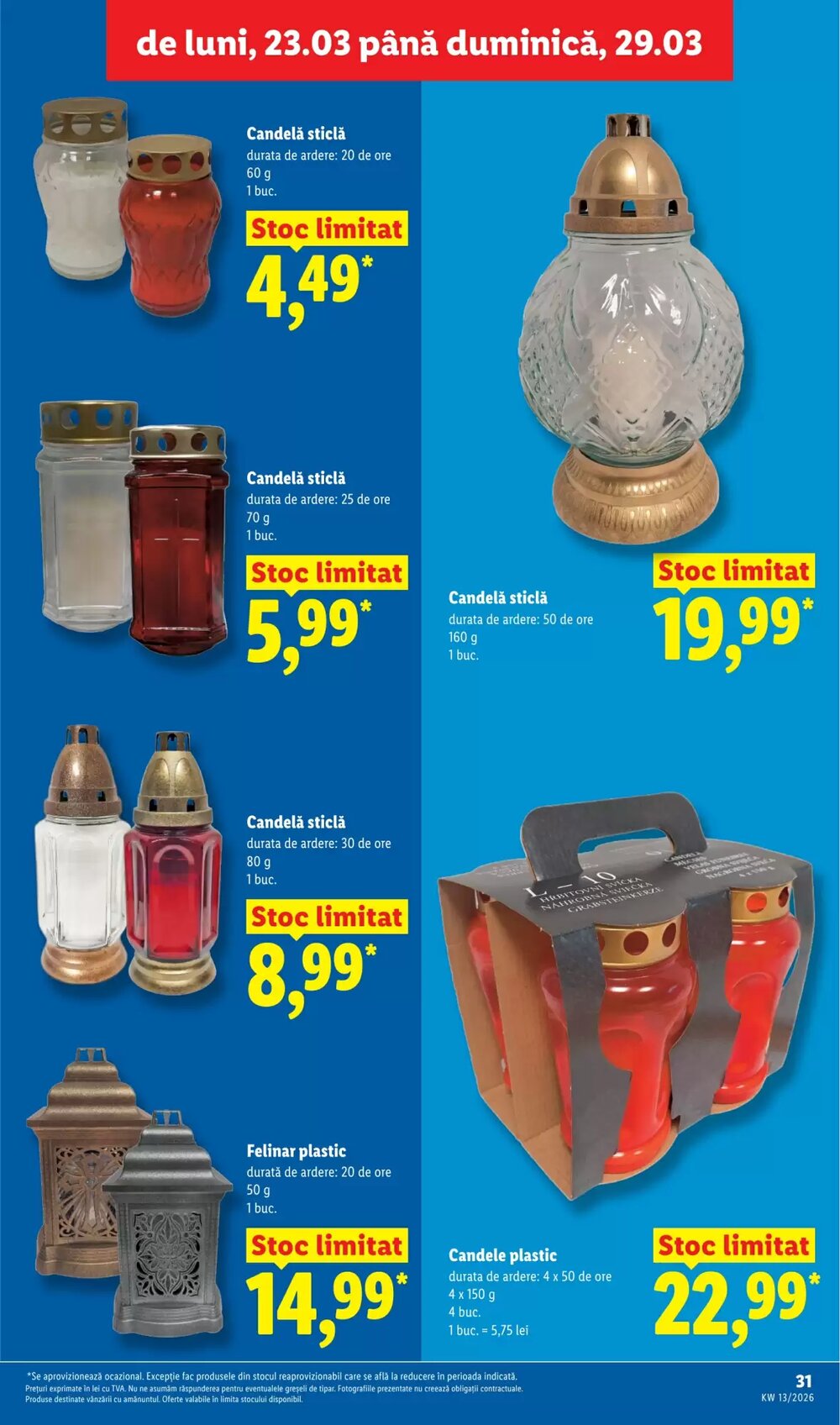 Catalogul cu oferte Lidl valabil de la 23.03.2026 - Pagina 31.