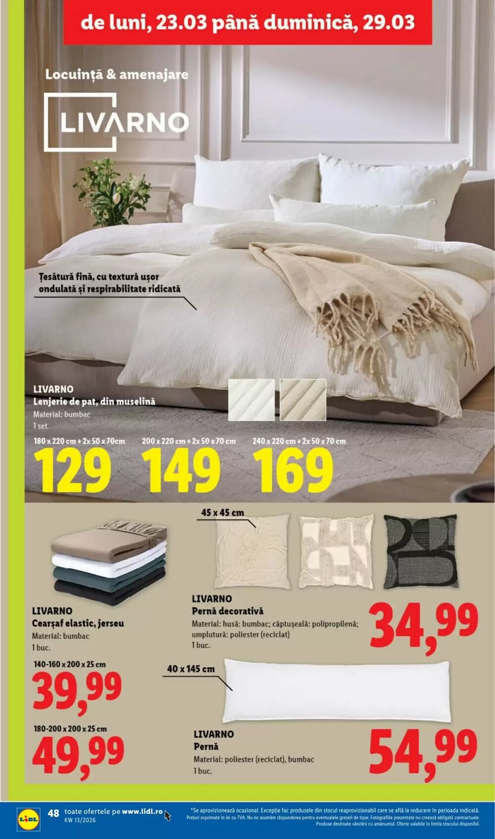 Catalogul cu oferte Lidl valabil de la 23.03.2026 - Pagina 48.
