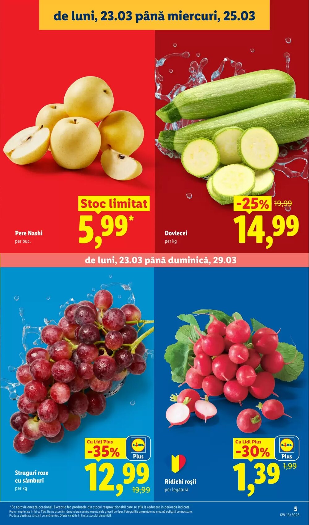 Catalogul cu oferte Lidl valabil de la 23.03.2026 - Pagina 5.