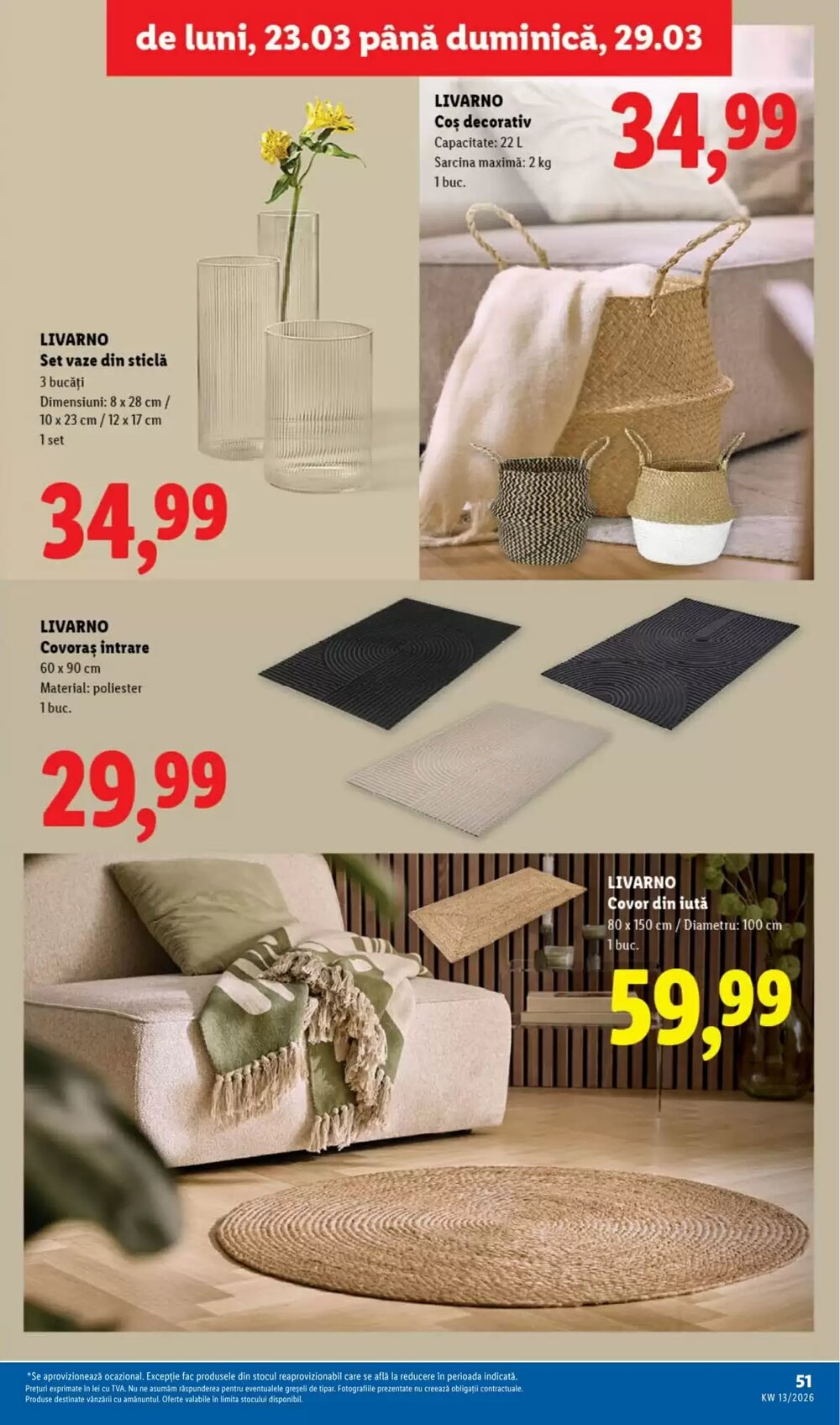 Catalogul cu oferte Lidl valabil de la 23.03.2026 - Pagina 51.