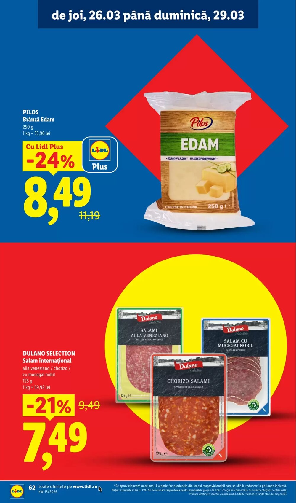 Catalogul cu oferte Lidl valabil de la 23.03.2026 - Pagina 62.