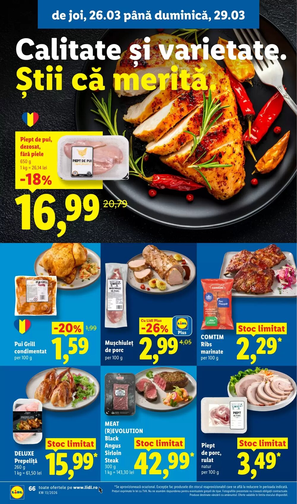 Catalogul cu oferte Lidl valabil de la 23.03.2026 - Pagina 66.