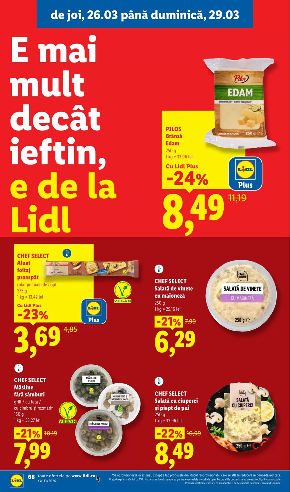 Catalogul cu oferte Lidl valabil de la 23.03.2026 - Pagina 68.