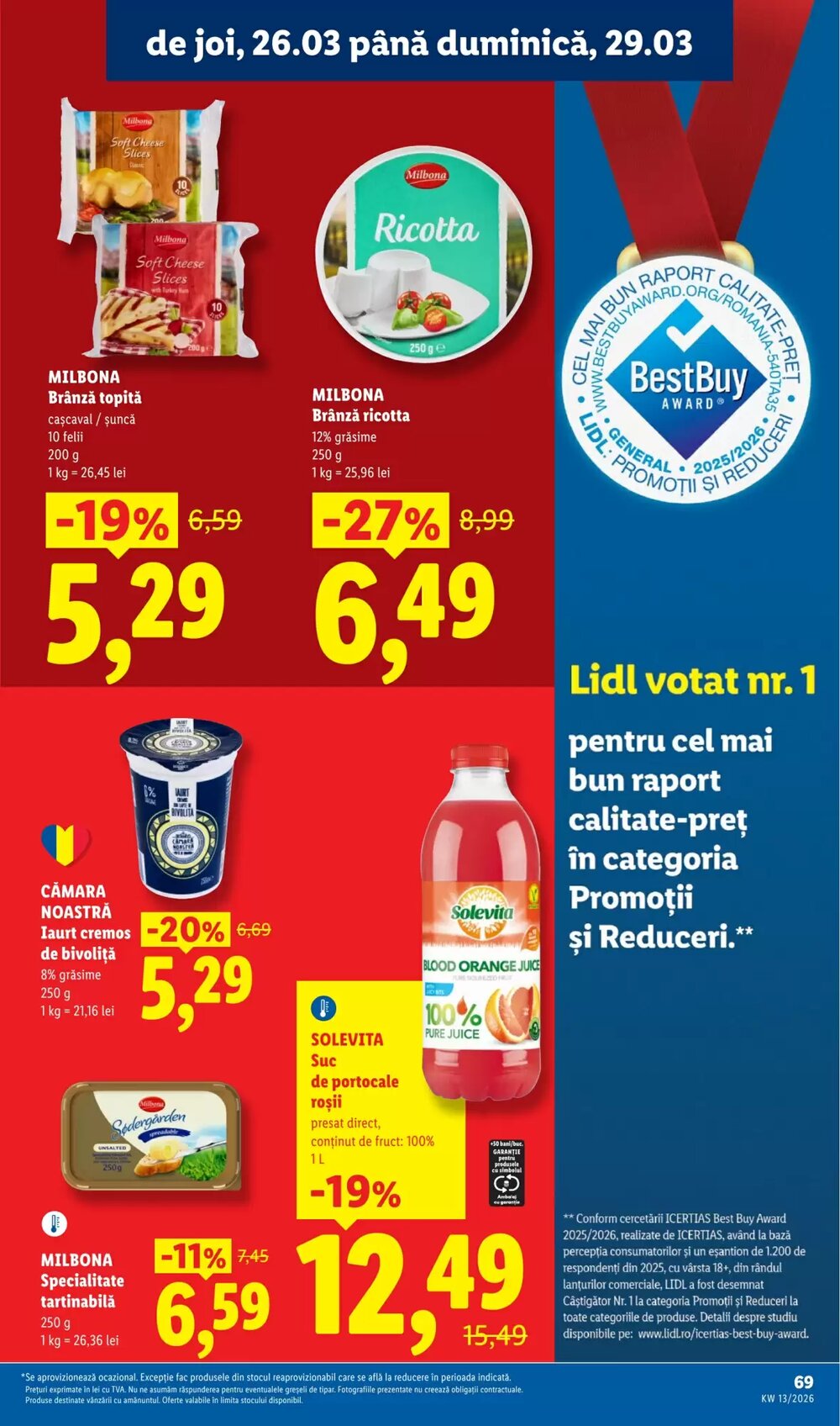 Catalogul cu oferte Lidl valabil de la 23.03.2026 - Pagina 69.