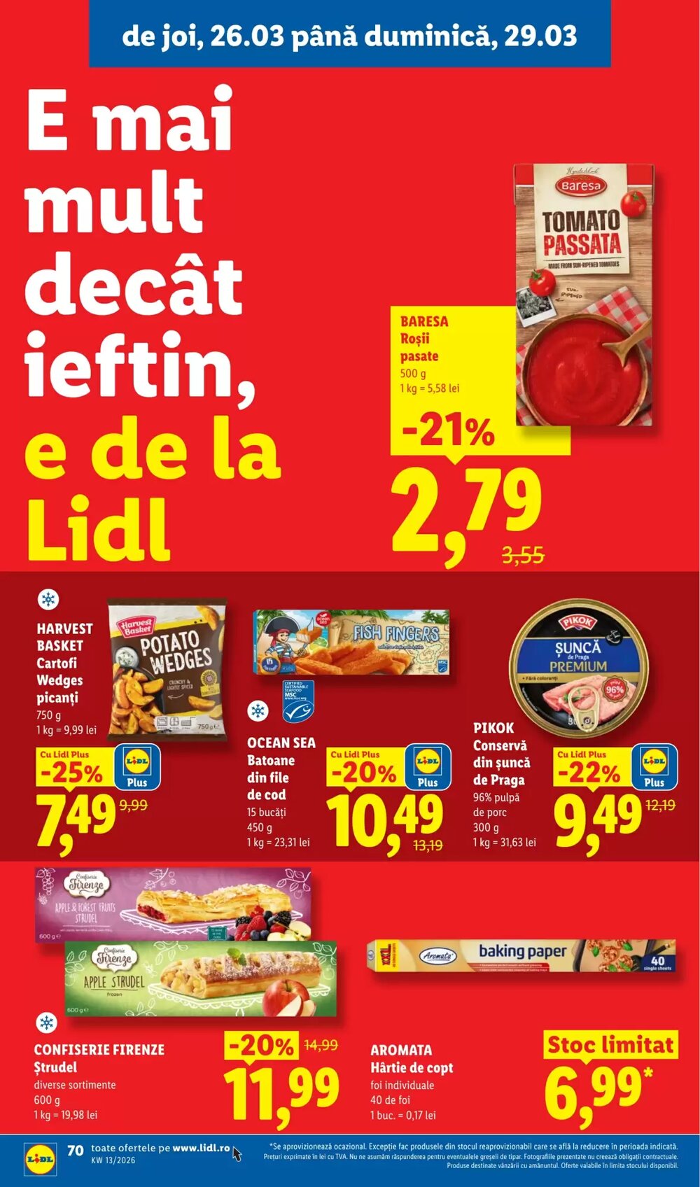 Catalogul cu oferte Lidl valabil de la 23.03.2026 - Pagina 70.