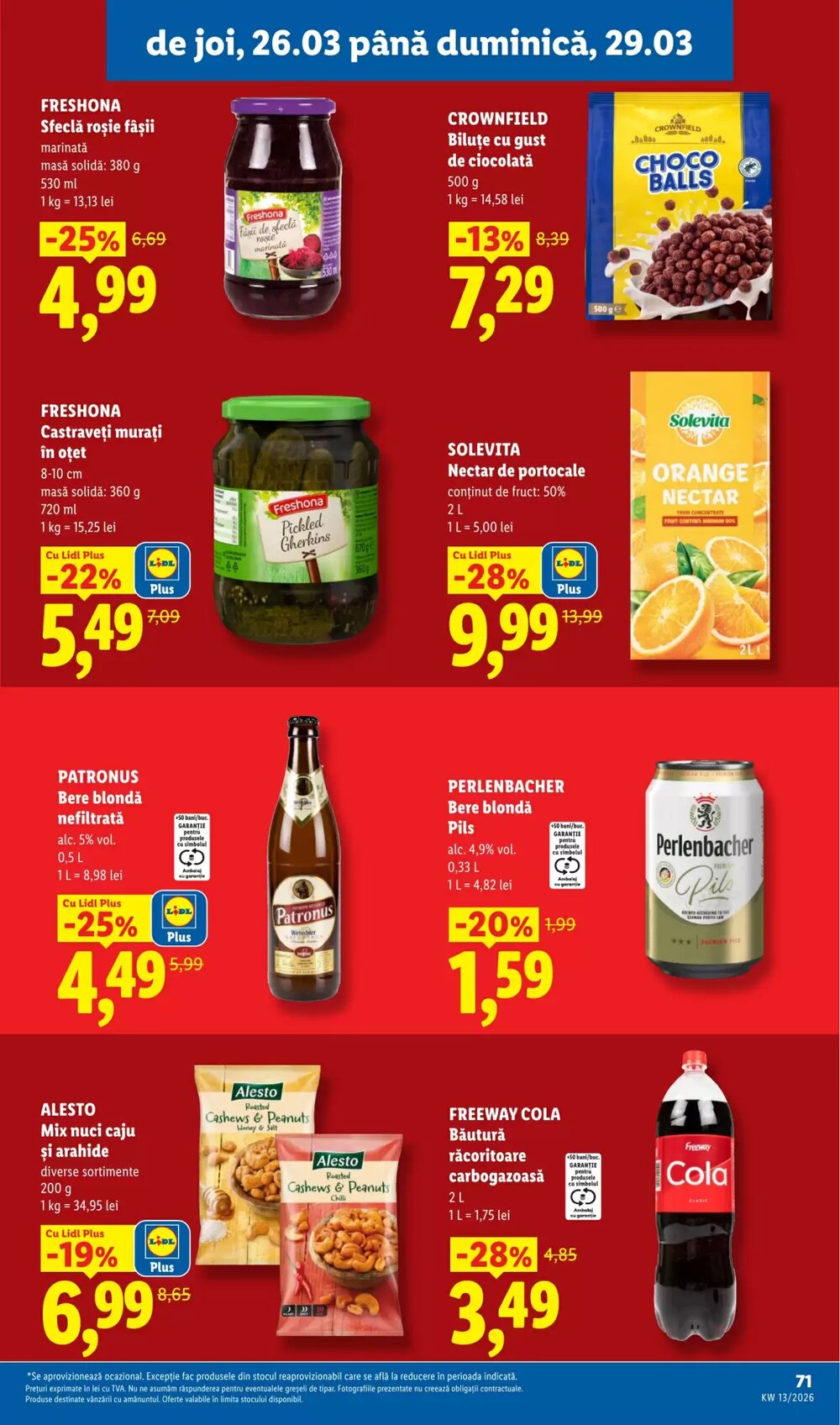 Catalogul cu oferte Lidl valabil de la 23.03.2026 - Pagina 71.