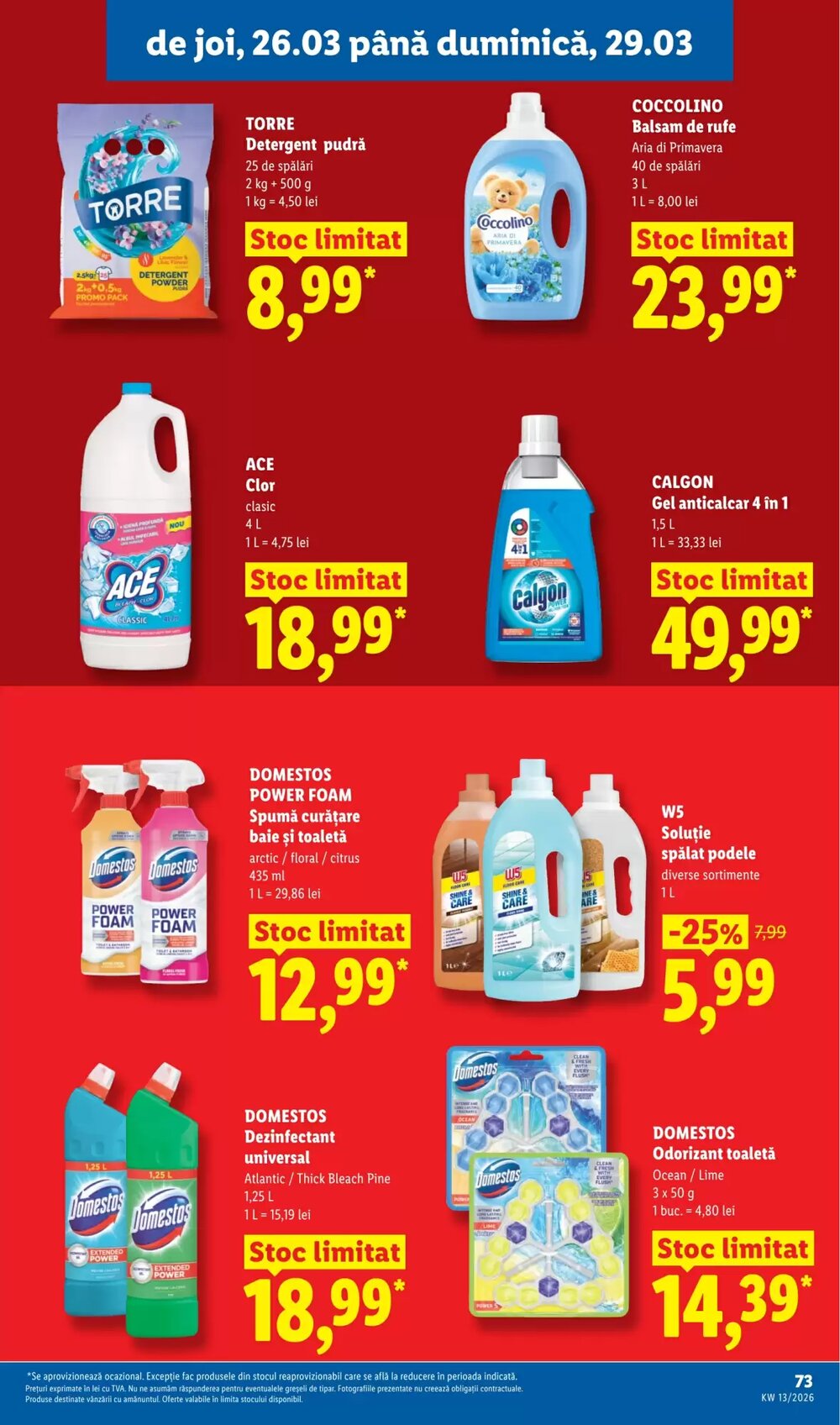 Catalogul cu oferte Lidl valabil de la 23.03.2026 - Pagina 73.