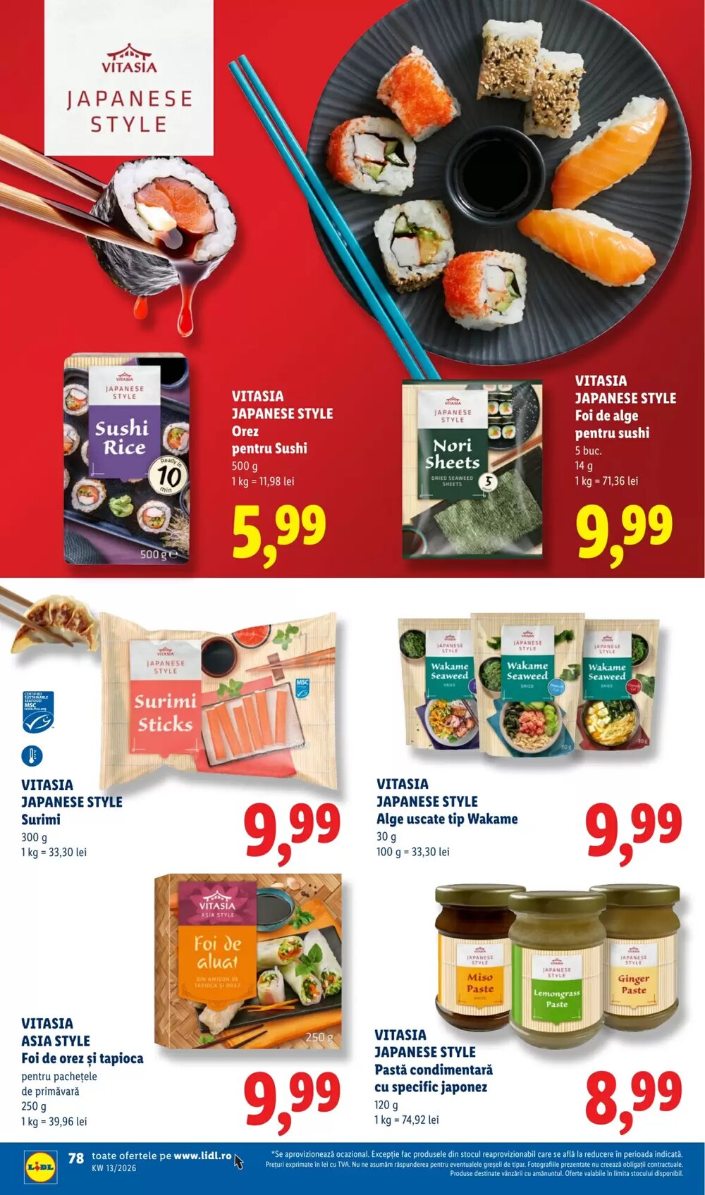 Catalogul cu oferte Lidl valabil de la 23.03.2026 - Pagina 78.