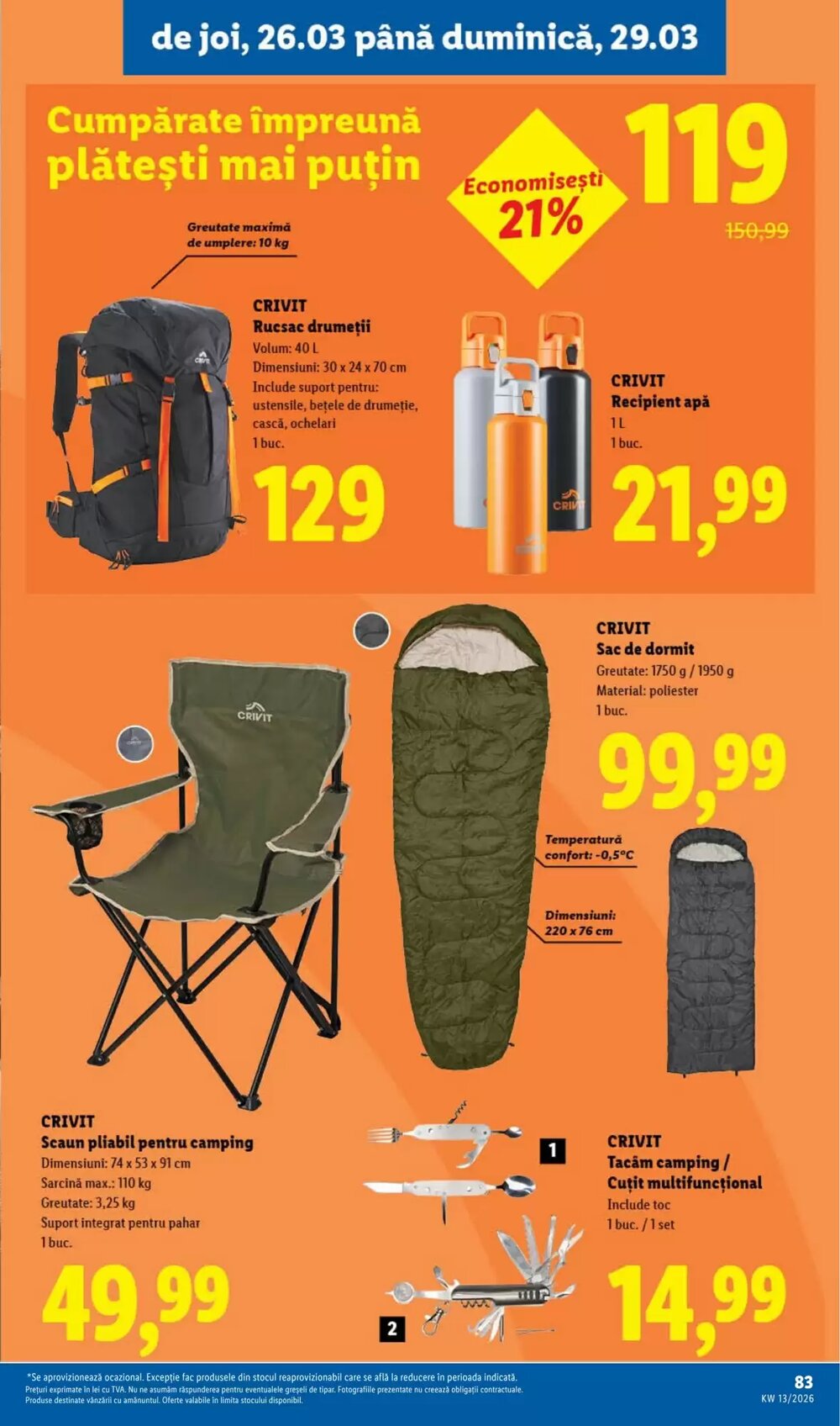 Catalogul cu oferte Lidl valabil de la 23.03.2026 - Pagina 83.