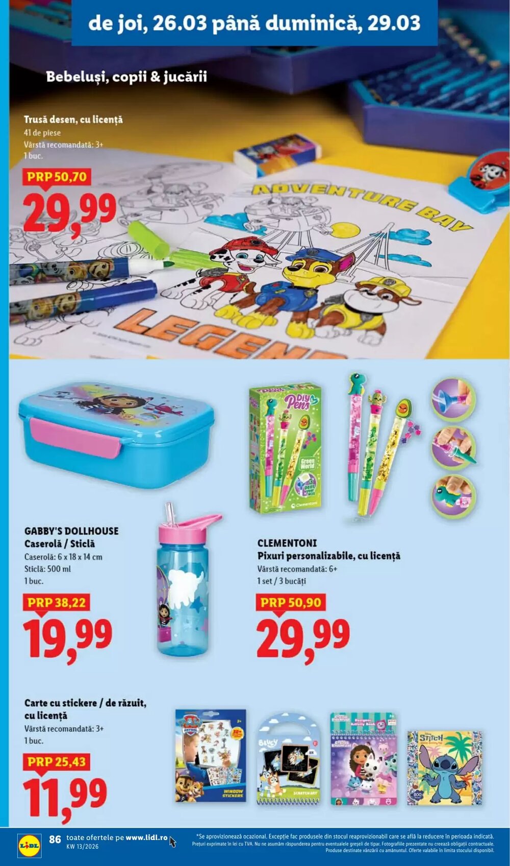 Catalogul cu oferte Lidl valabil de la 23.03.2026 - Pagina 86.