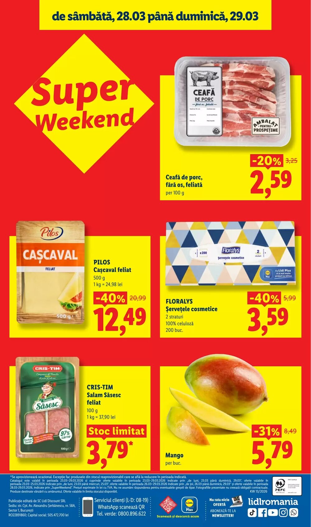 Catalogul cu oferte Lidl valabil de la 23.03.2026 - Pagina 92.