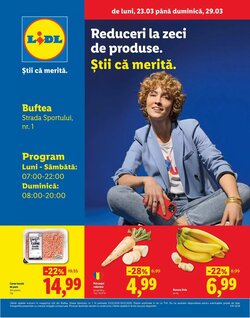 Catalogul cu oferte Lidl valabil de la 23.03.2026