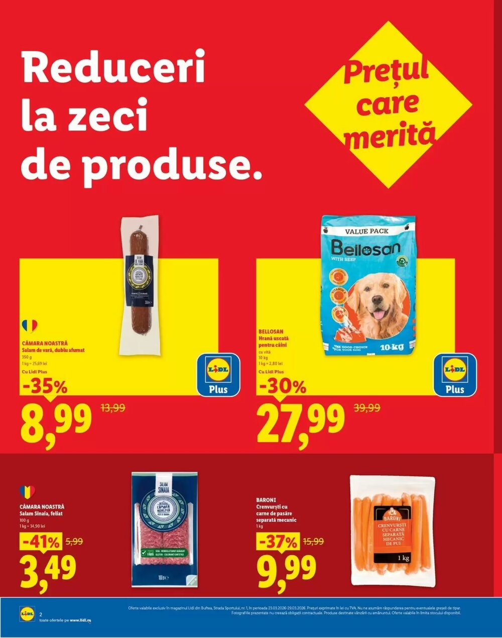 Catalogul cu oferte Lidl valabil de la 23.03.2026 - Pagina 2.