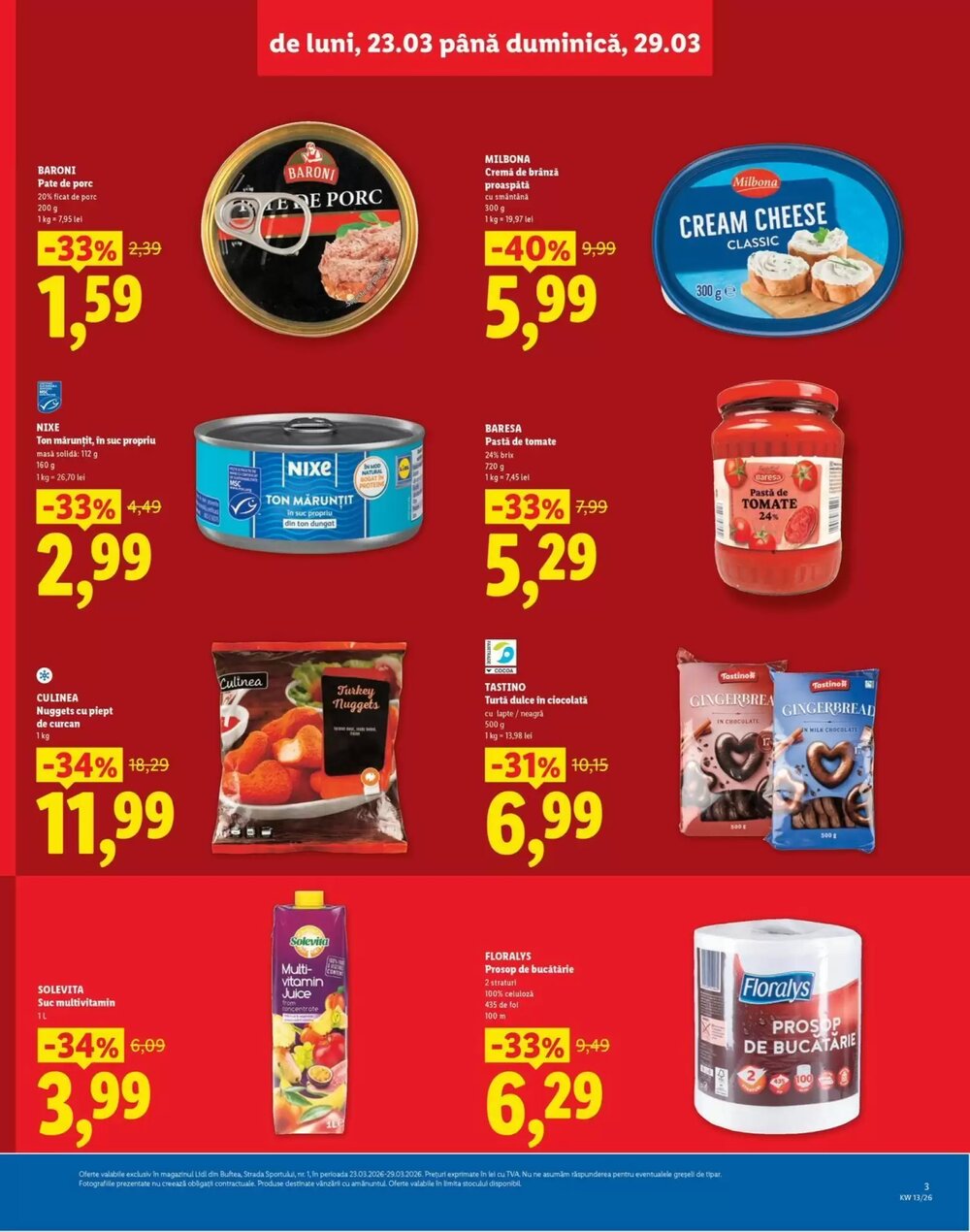 Catalogul cu oferte Lidl valabil de la 23.03.2026 - Pagina 3.