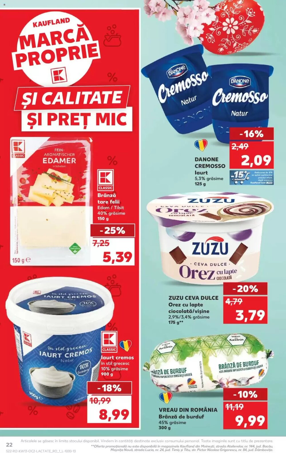 Catalogul cu oferte Kaufland valabil de la 24.03.2026 - Pagina 22.