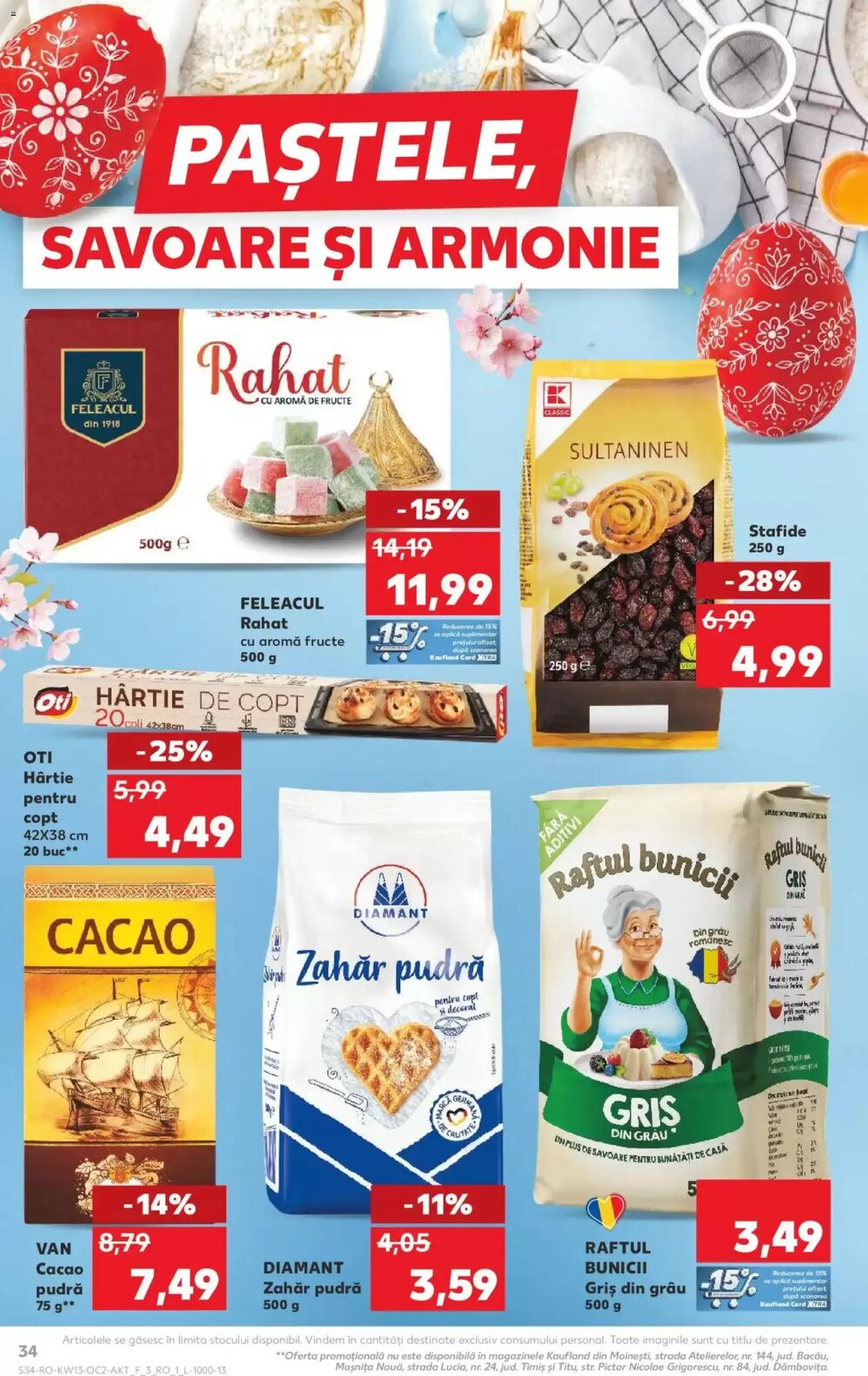 Catalogul cu oferte Kaufland valabil de la 24.03.2026 - Pagina 34.