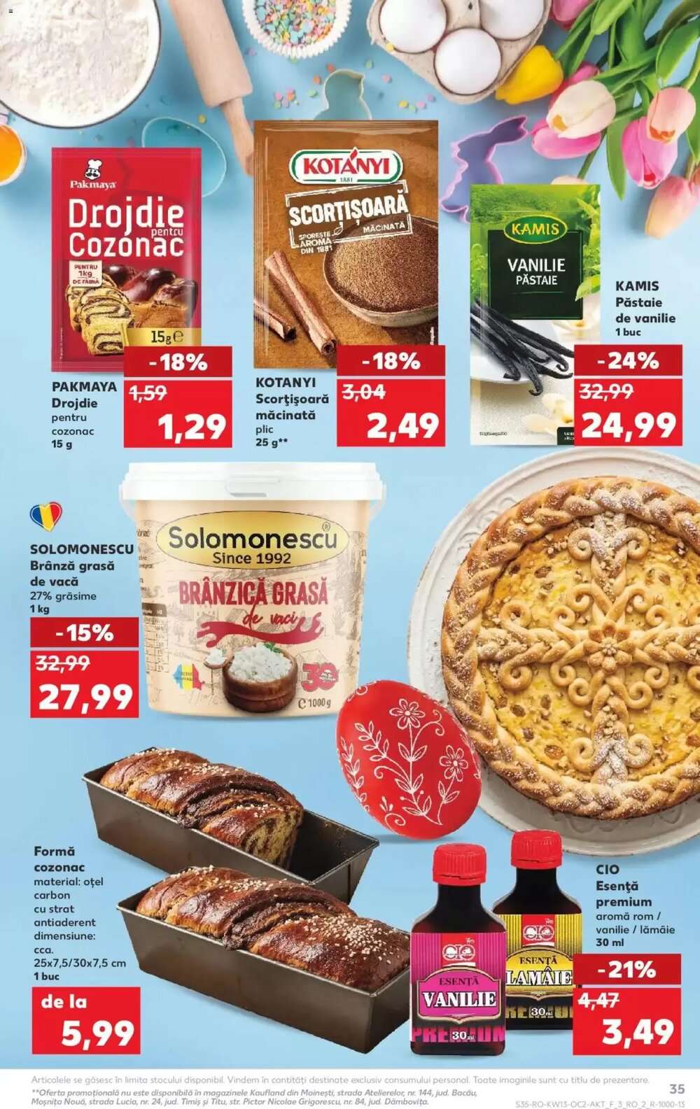 Catalogul cu oferte Kaufland valabil de la 24.03.2026 - Pagina 35.