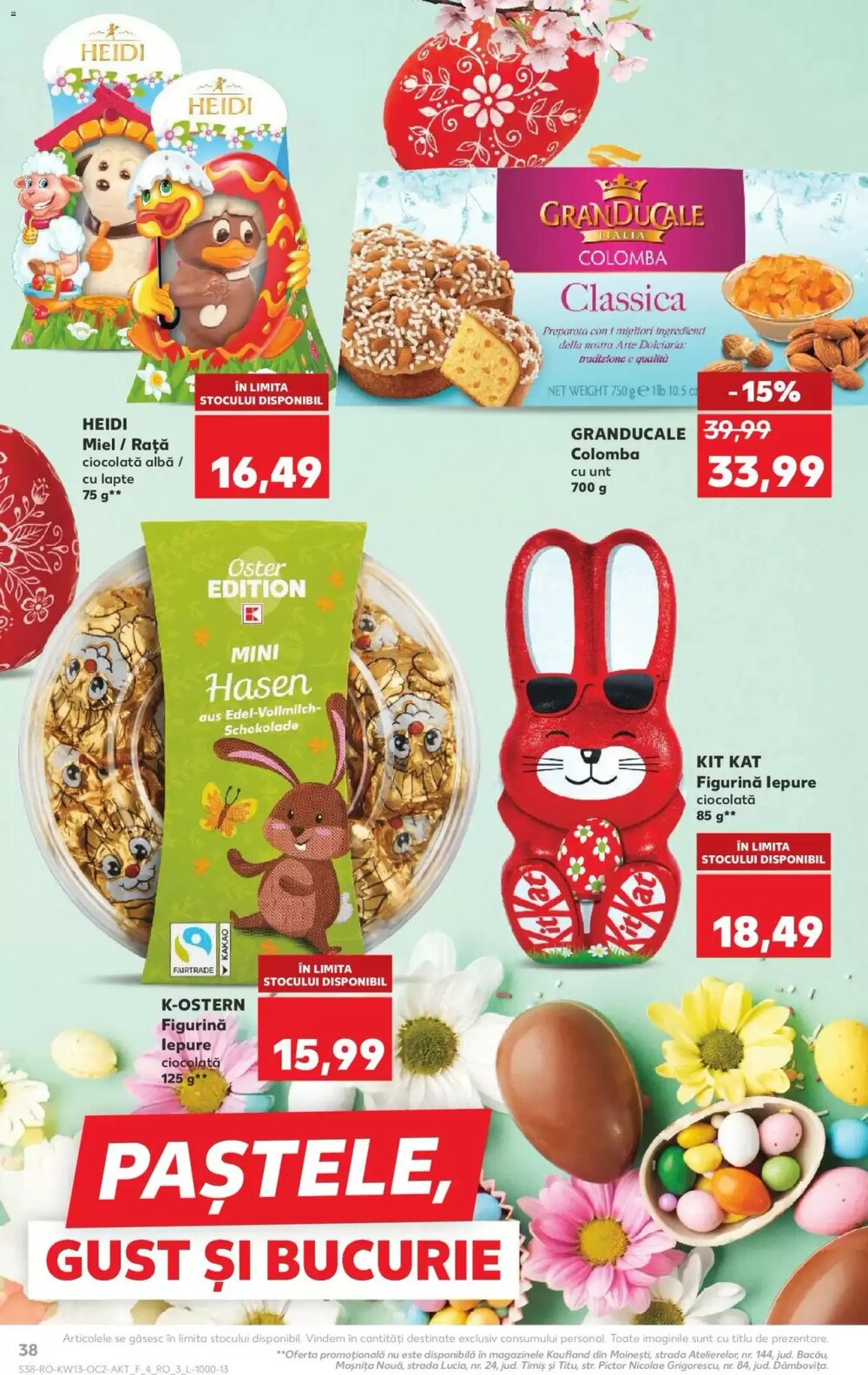 Catalogul cu oferte Kaufland valabil de la 24.03.2026 - Pagina 38.