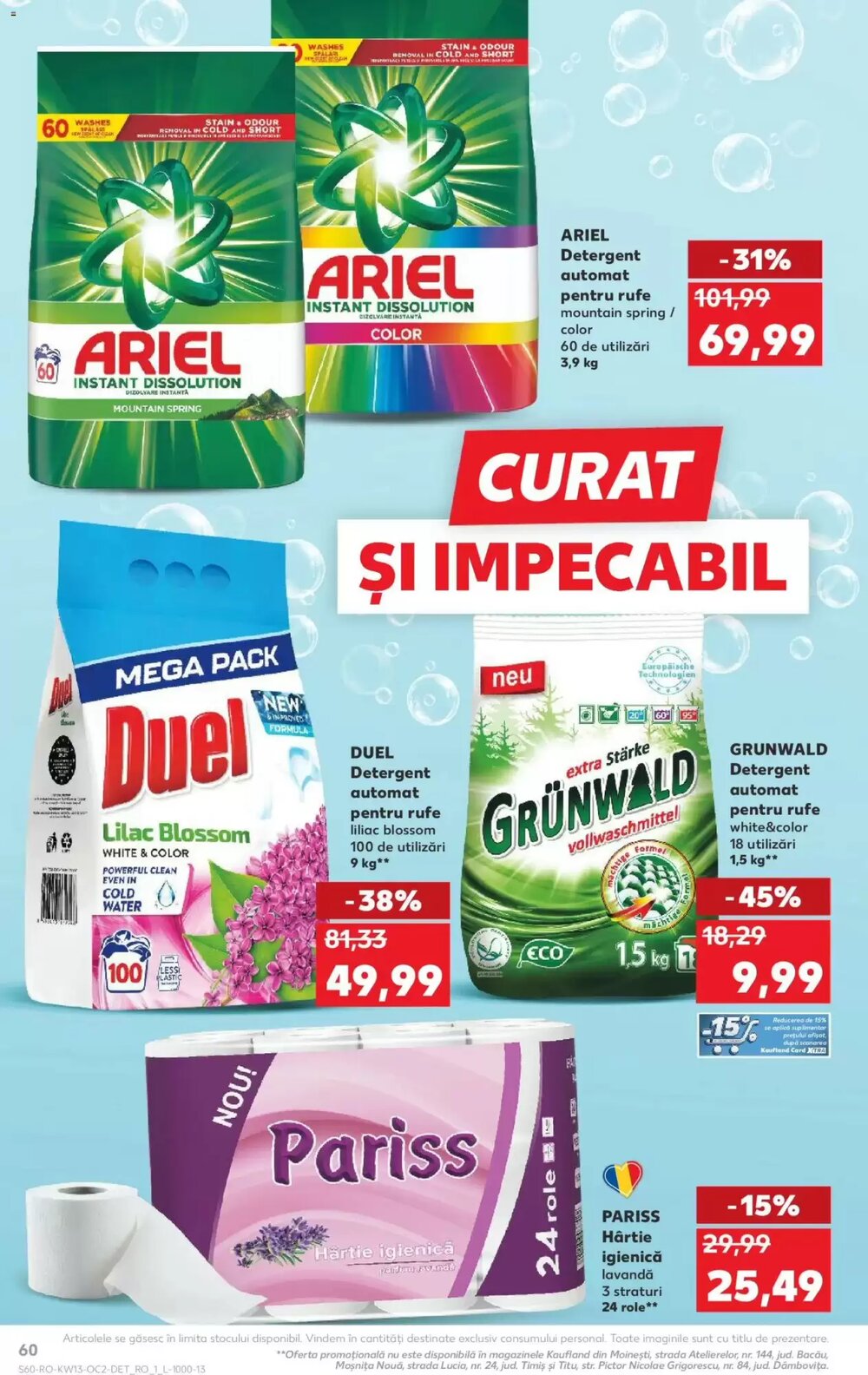 Catalogul cu oferte Kaufland valabil de la 24.03.2026 - Pagina 60.