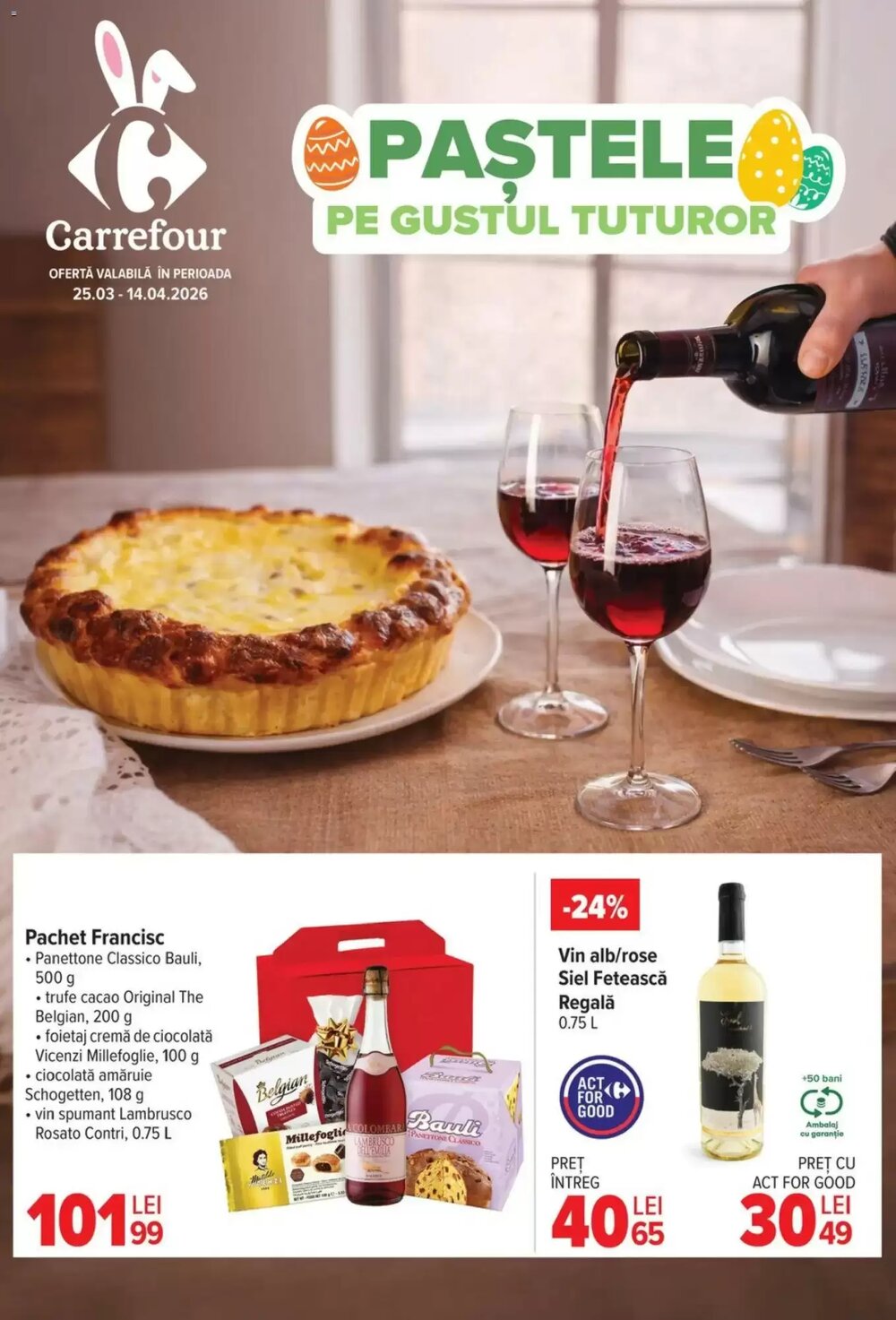 Catalogul cu oferte Carrefour valabil de la 24.03.2026 - Pagina 1.