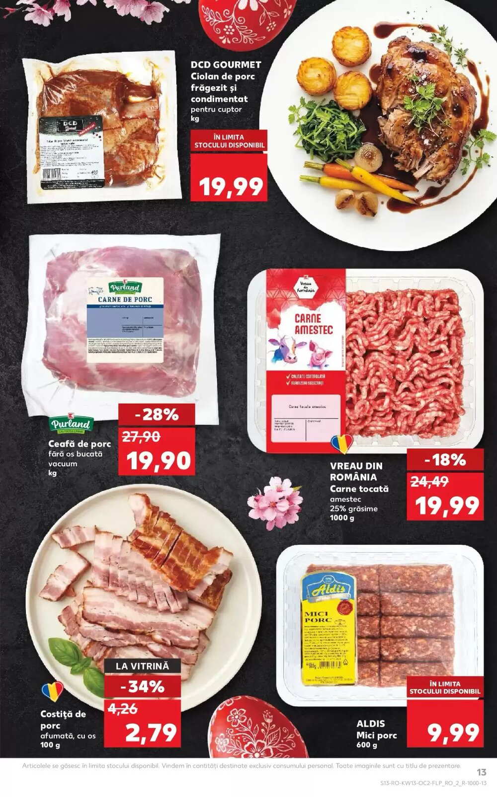 Catalogul cu oferte Kaufland valabil de la 25.03.2026 - Pagina 13.