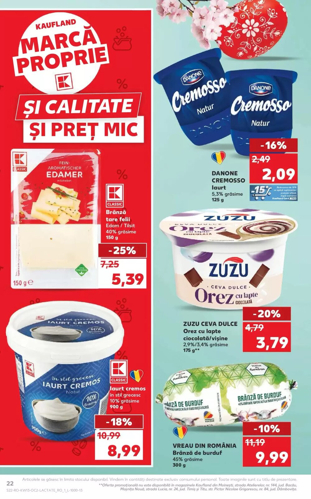 Catalogul cu oferte Kaufland valabil de la 25.03.2026 - Pagina 22.