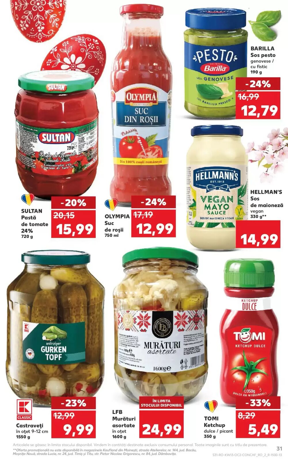 Catalogul cu oferte Kaufland valabil de la 25.03.2026 - Pagina 31.