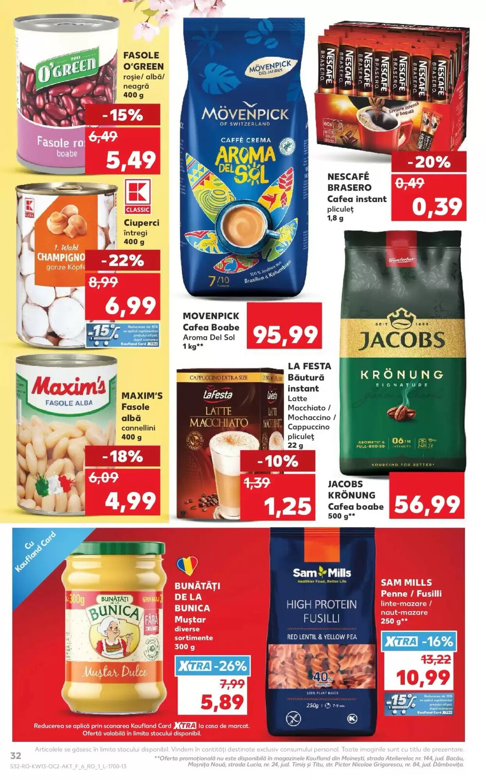 Catalogul cu oferte Kaufland valabil de la 25.03.2026 - Pagina 32.