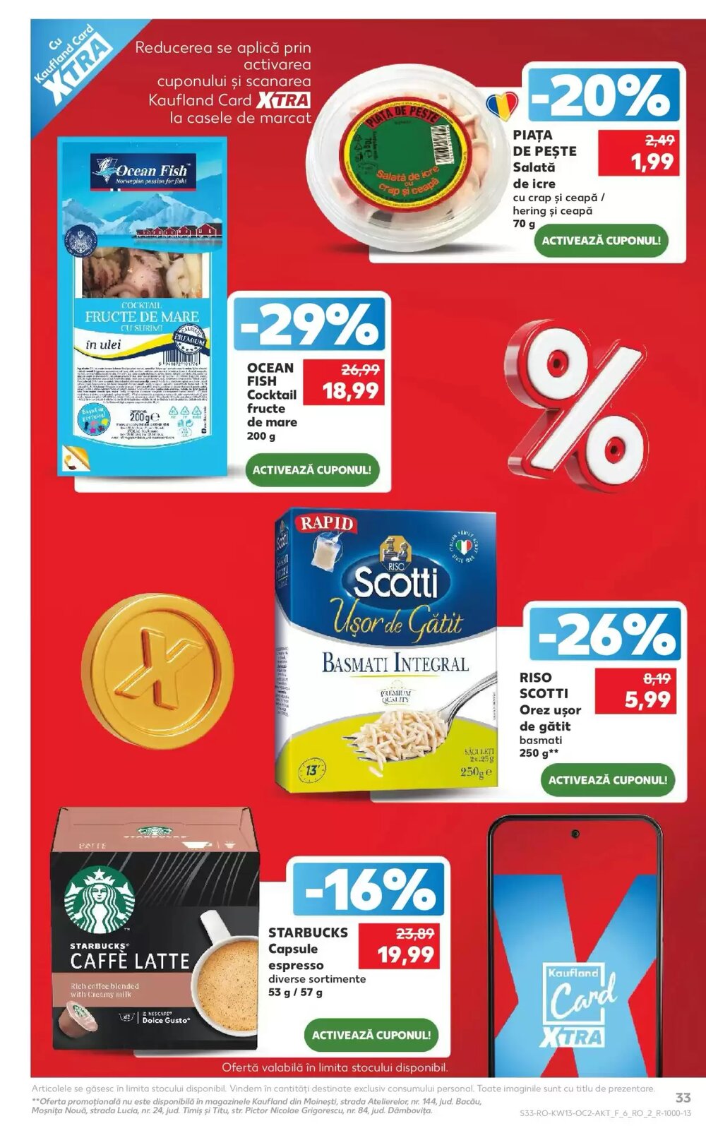 Catalogul cu oferte Kaufland valabil de la 25.03.2026 - Pagina 33.