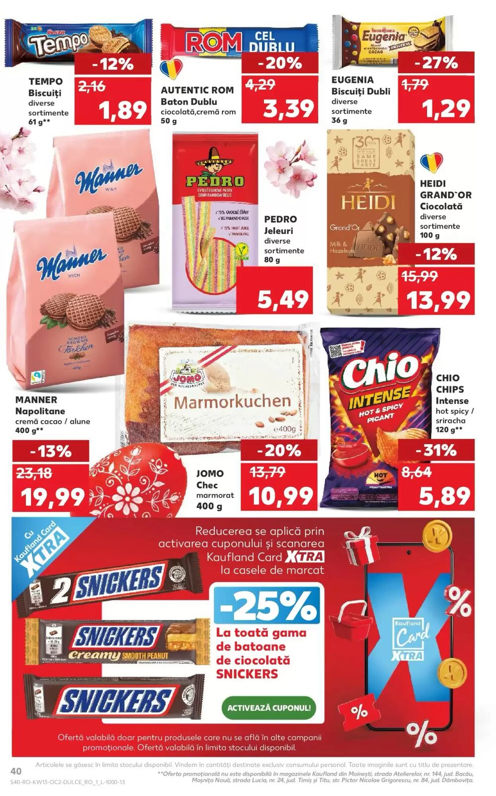 Catalogul cu oferte Kaufland valabil de la 25.03.2026 - Pagina 40.