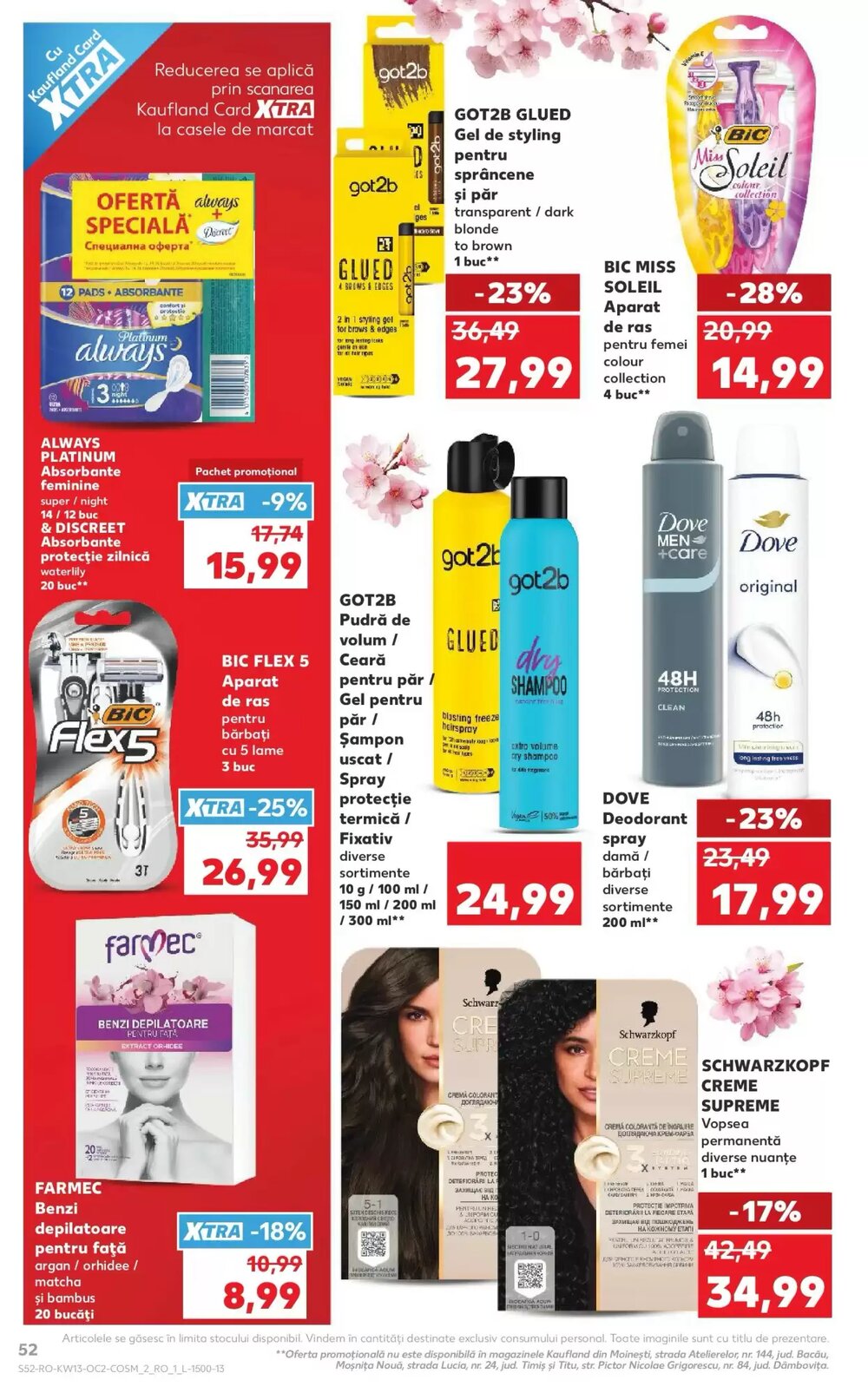 Catalogul cu oferte Kaufland valabil de la 25.03.2026 - Pagina 52.