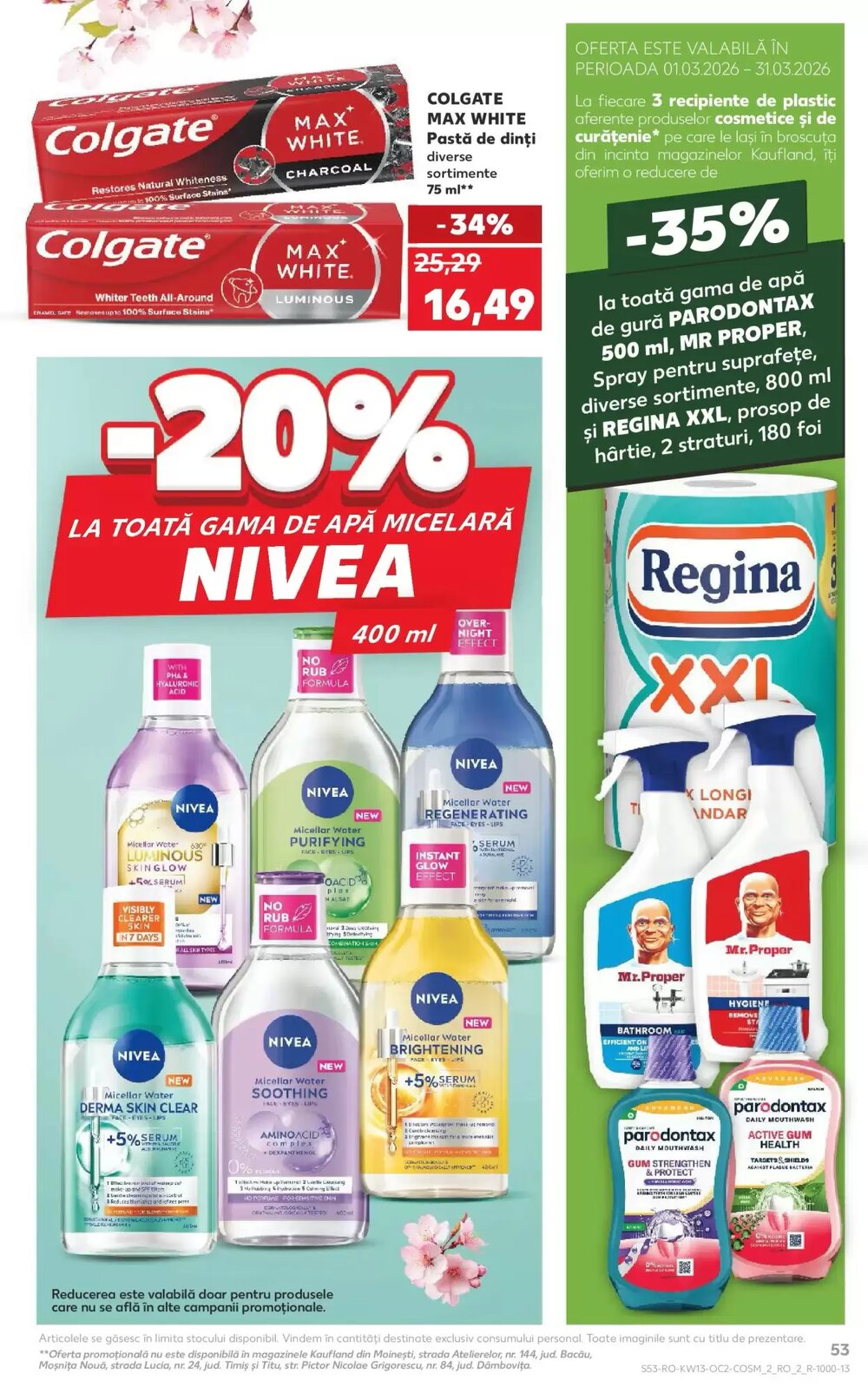 Catalogul cu oferte Kaufland valabil de la 25.03.2026 - Pagina 53.