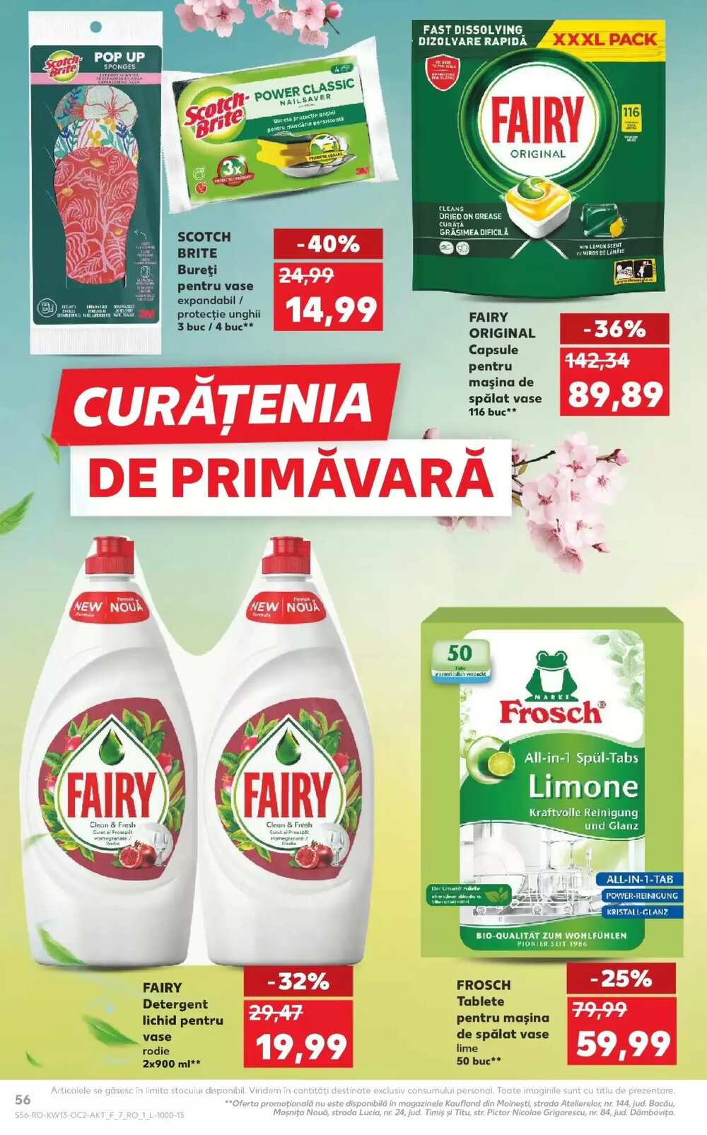 Catalogul cu oferte Kaufland valabil de la 25.03.2026 - Pagina 56.