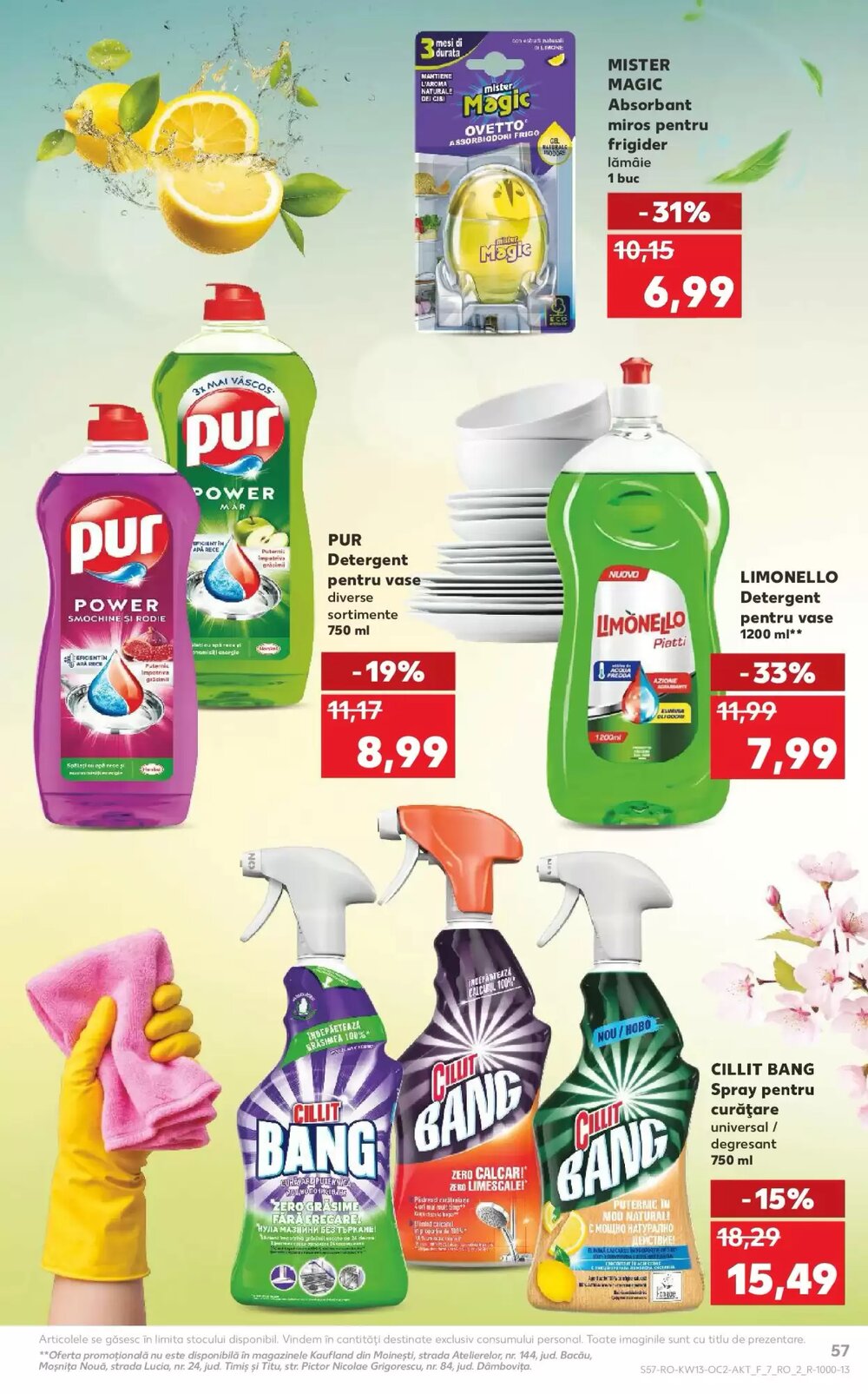 Catalogul cu oferte Kaufland valabil de la 25.03.2026 - Pagina 57.