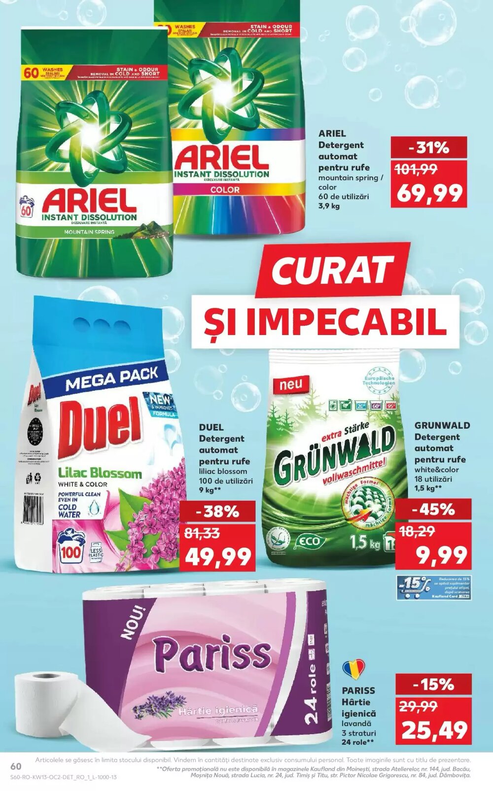 Catalogul cu oferte Kaufland valabil de la 25.03.2026 - Pagina 60.