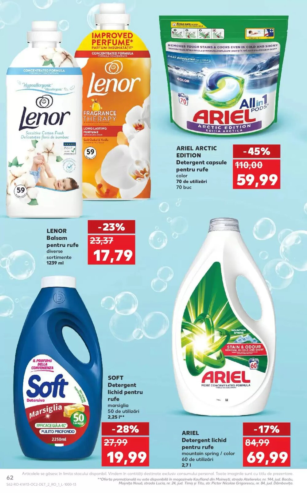 Catalogul cu oferte Kaufland valabil de la 25.03.2026 - Pagina 62.