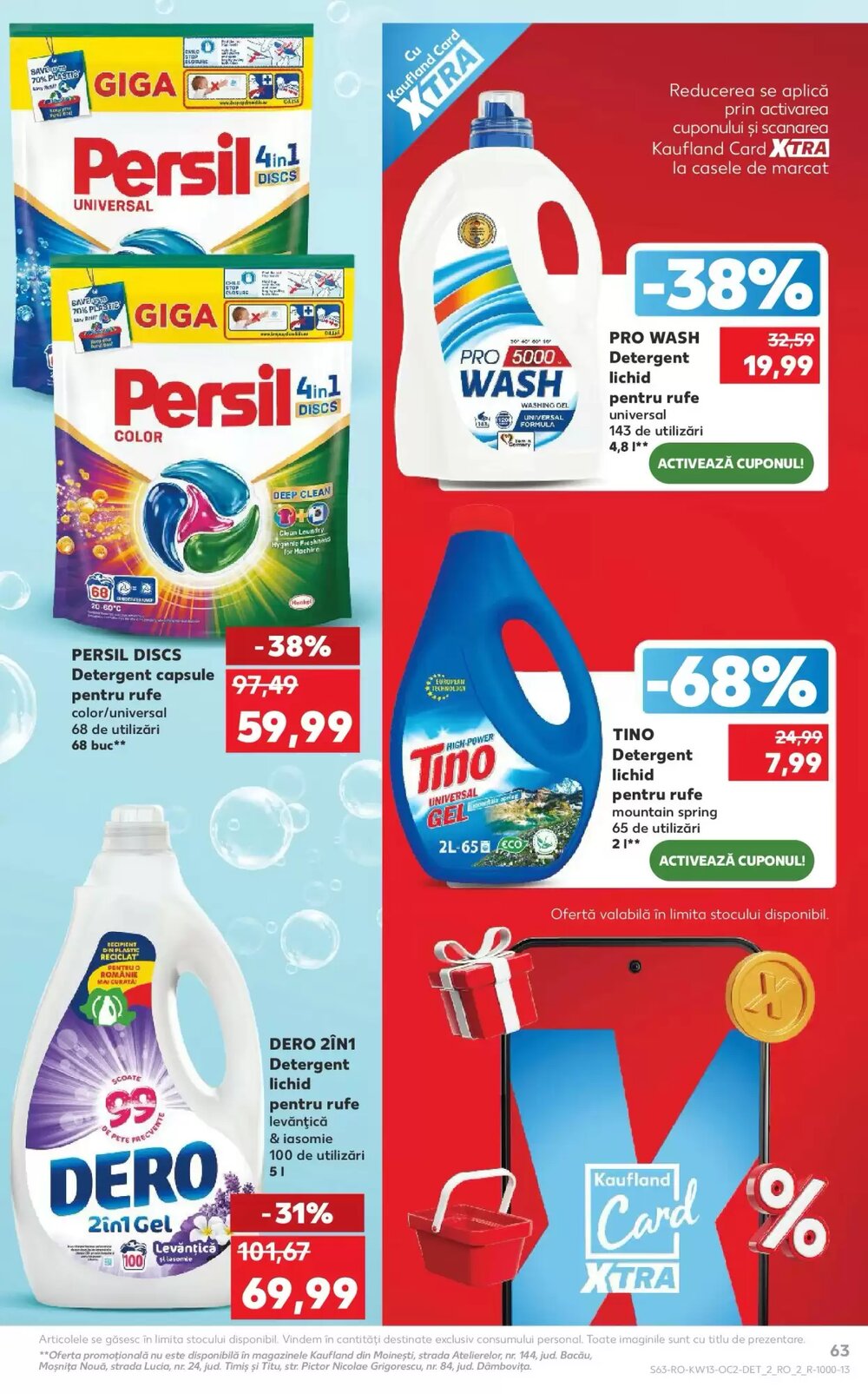 Catalogul cu oferte Kaufland valabil de la 25.03.2026 - Pagina 63.
