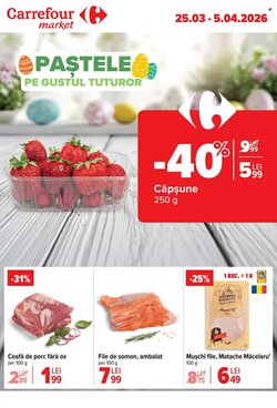 Catalogul cu oferte Carrefour Market valabil de la 25.03.2026