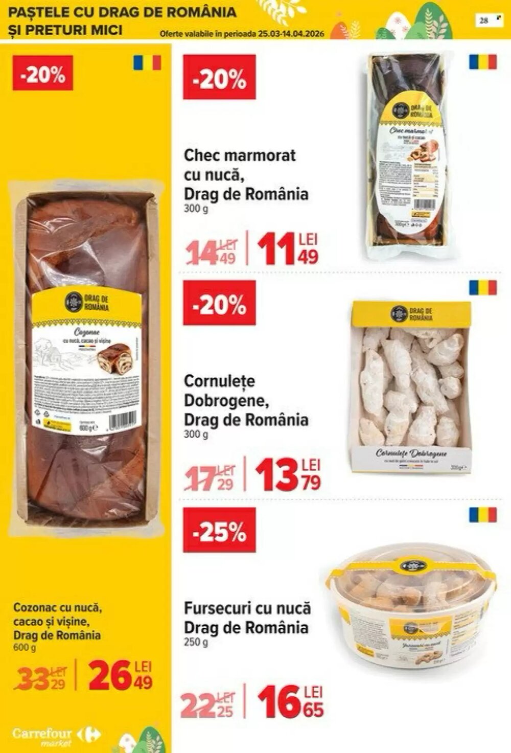 Catalogul cu oferte Carrefour Market valabil de la 25.03.2026 - Pagina 32.