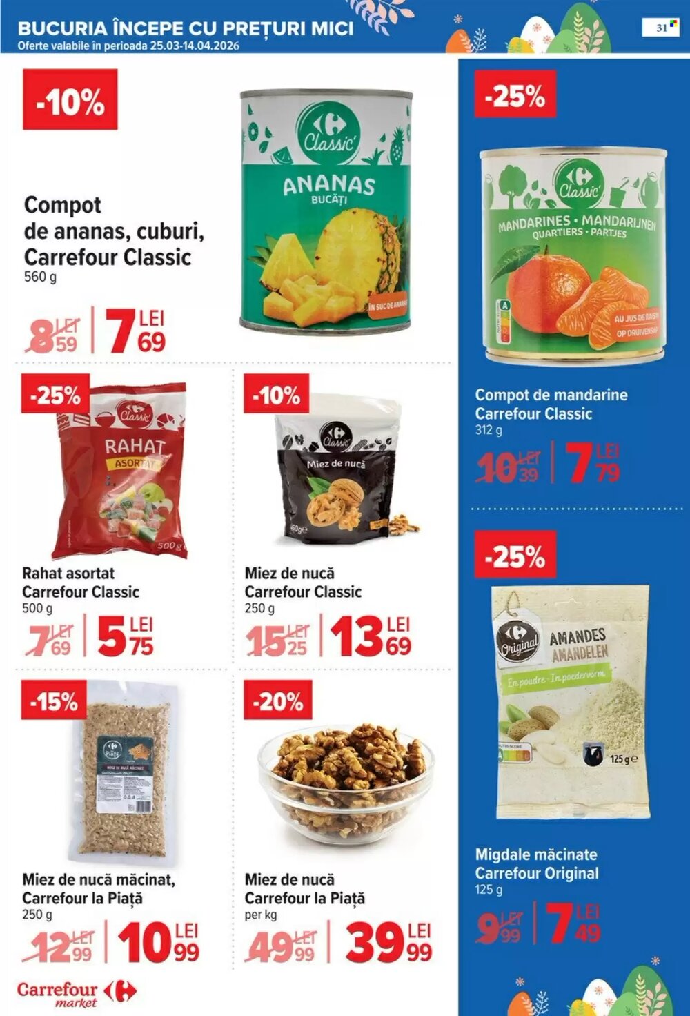 Catalogul cu oferte Carrefour Market valabil de la 25.03.2026 - Pagina 35.