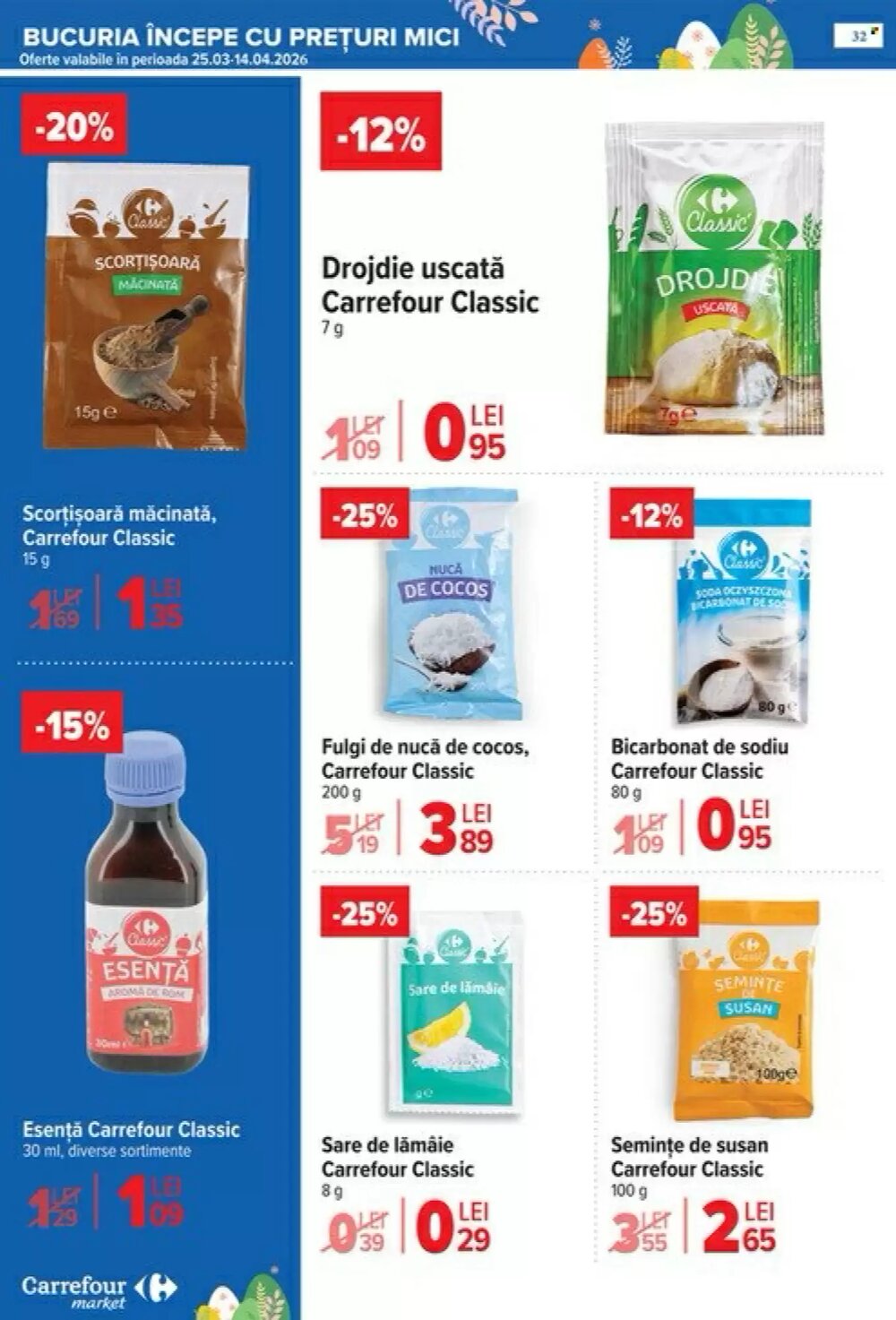 Catalogul cu oferte Carrefour Market valabil de la 25.03.2026 - Pagina 36.