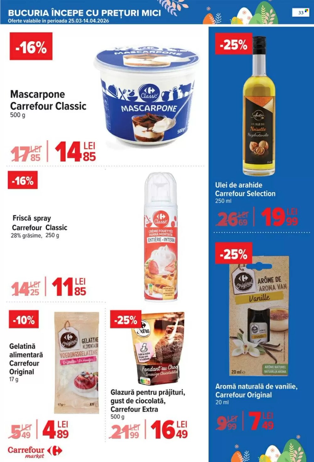 Catalogul cu oferte Carrefour Market valabil de la 25.03.2026 - Pagina 37.