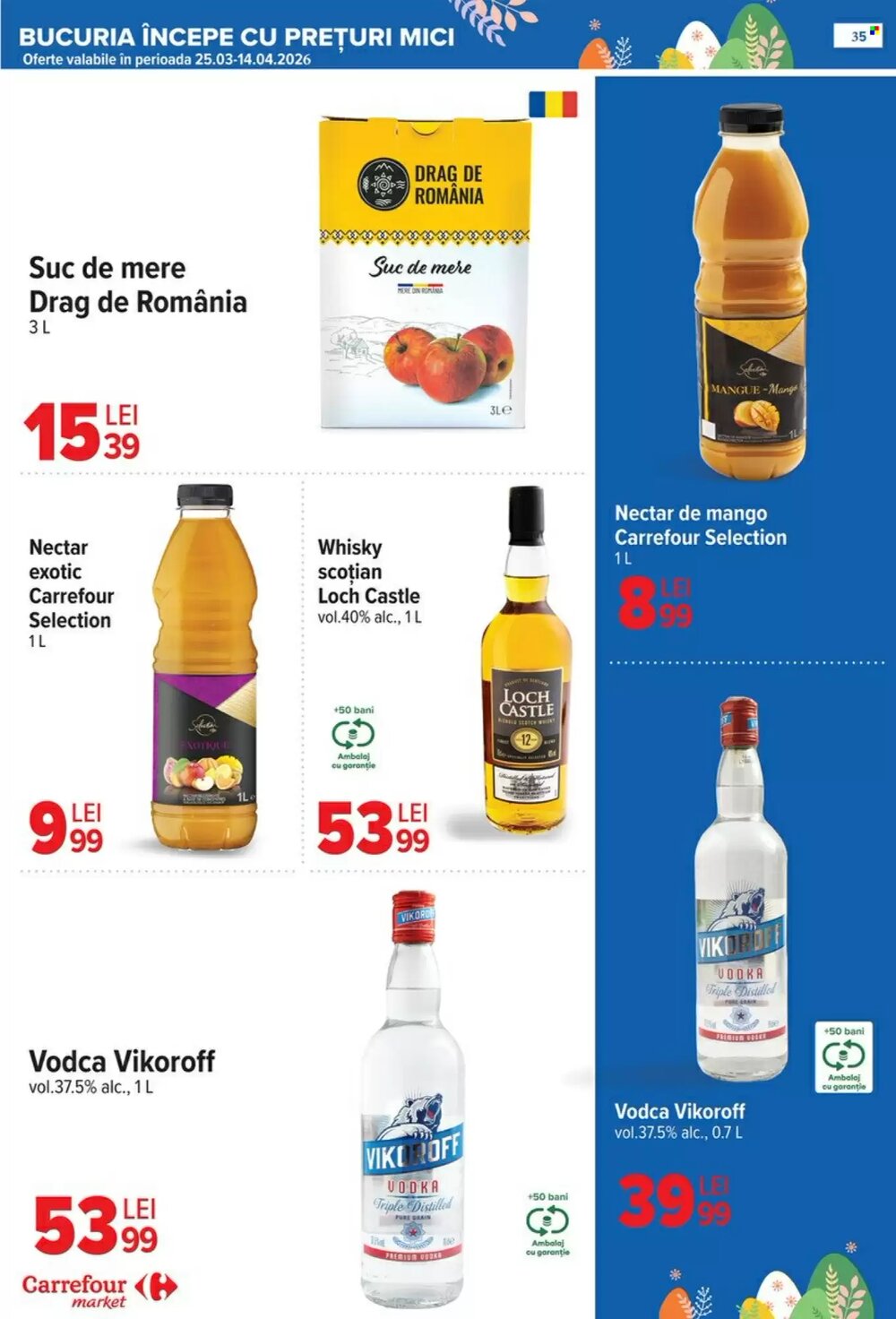 Catalogul cu oferte Carrefour Market valabil de la 25.03.2026 - Pagina 39.