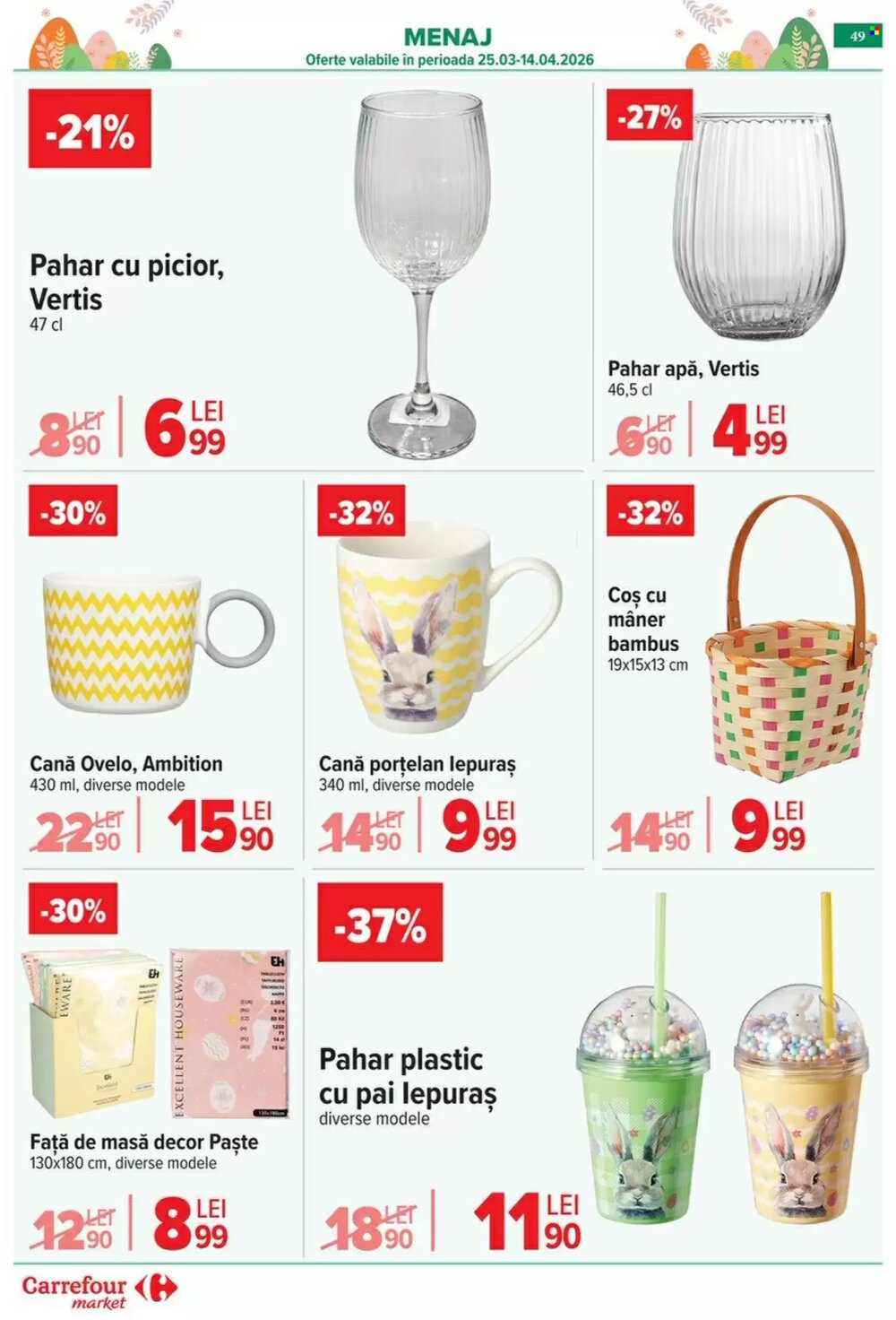 Catalogul cu oferte Carrefour Market valabil de la 25.03.2026 - Pagina 53.